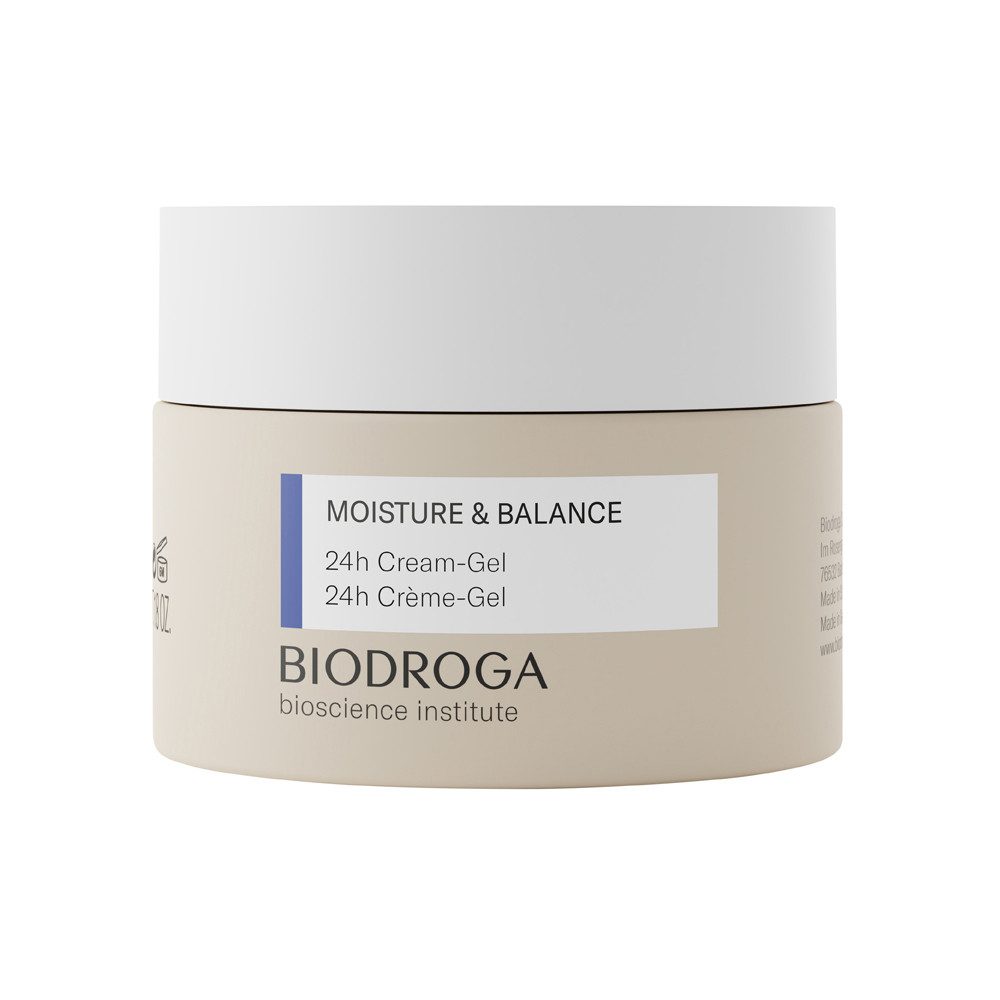 Biodroga Gesichts-Reinigungsfluid Biodroga - Moisture & Balance - 24h Creme-Gel - 50ml