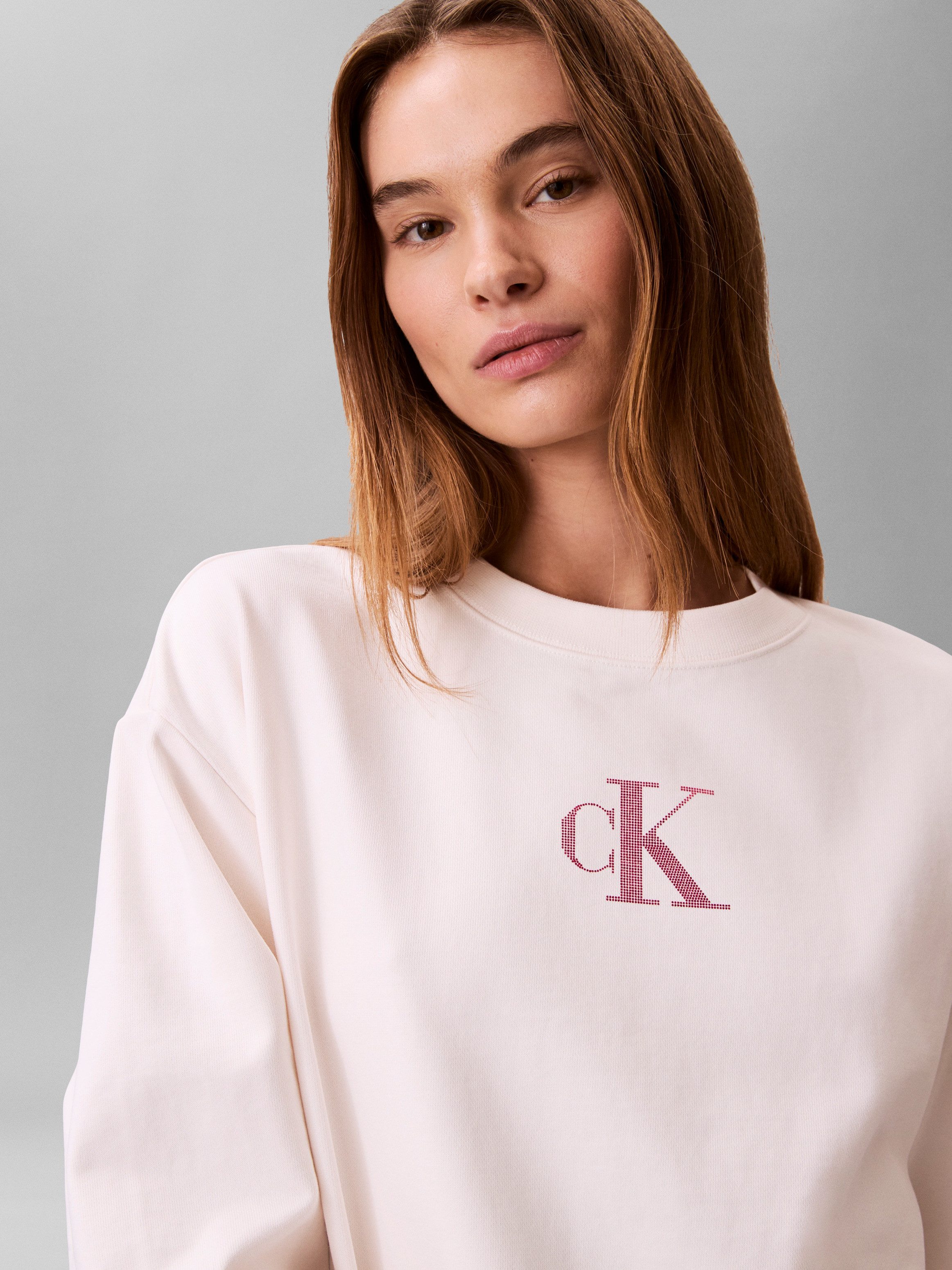 Calvin Klein Jeans Sweatshirt Regular fit mit Rundhalsausschnitt