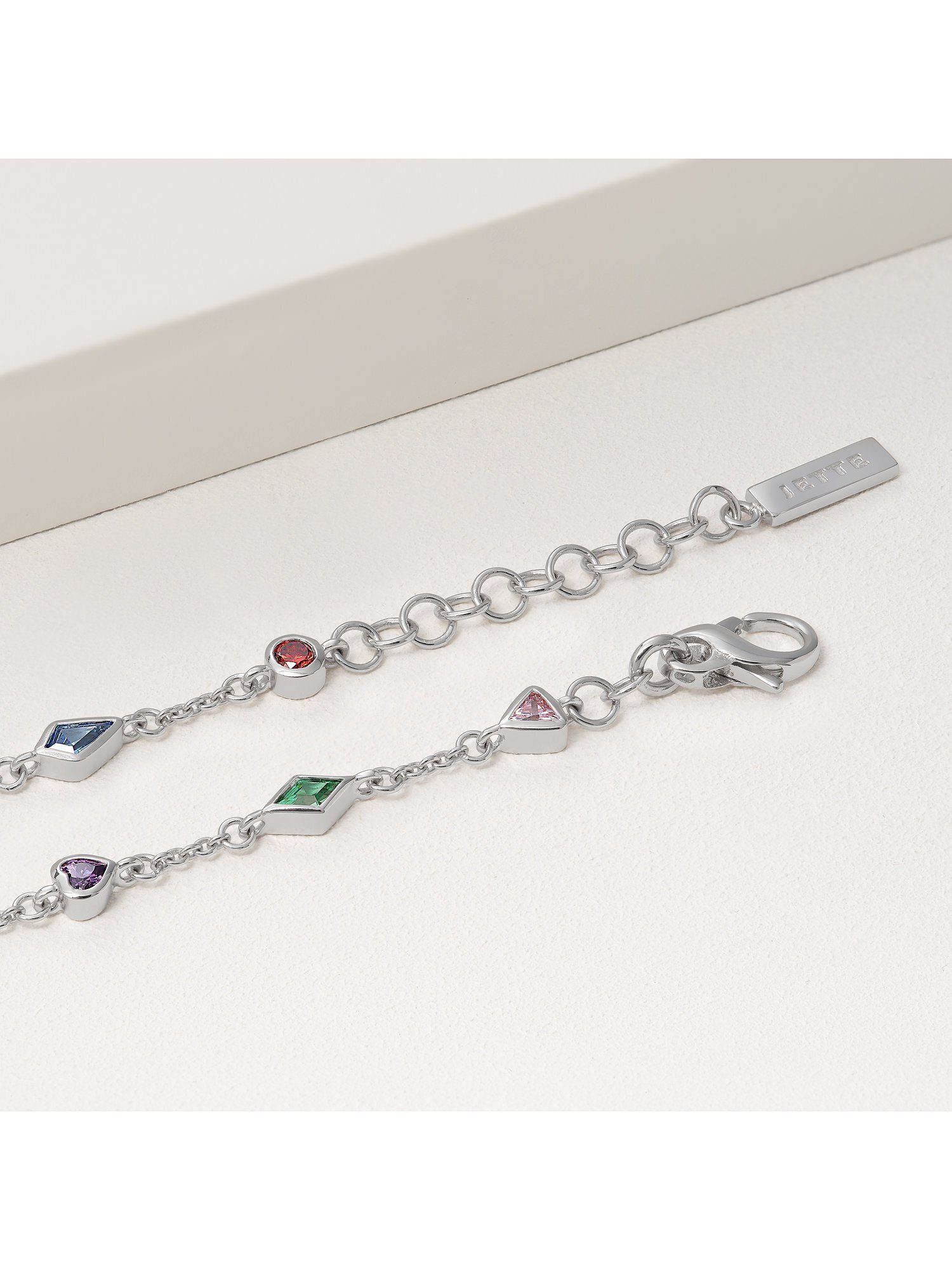 JETTE Armband JETTE Damen-Armband 925er Silber 10 Zirkonia, modern