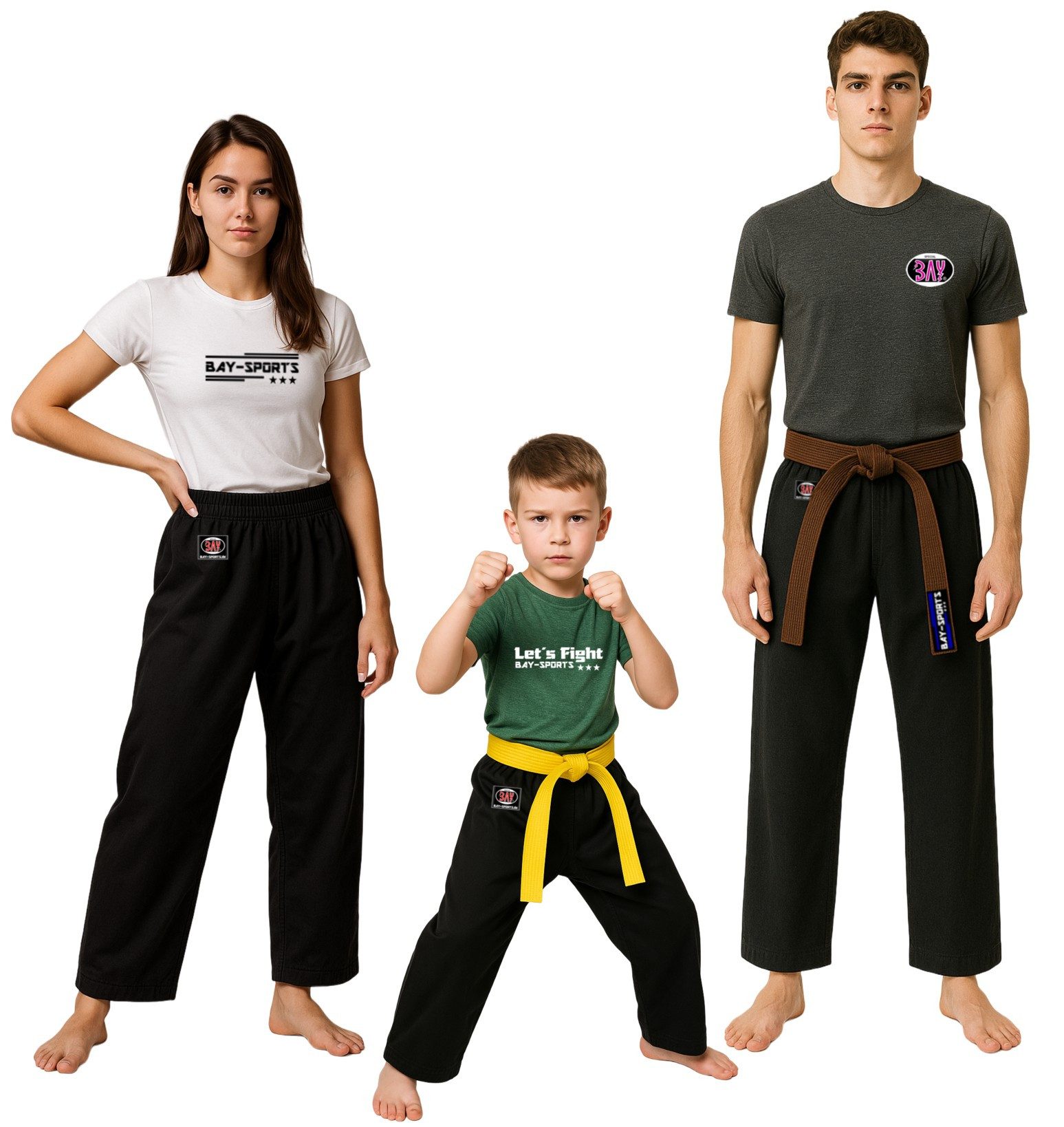 BAY-Sports Sporthose Kampfsporthose Traditional Basic 2025 Karatehose Baumw günstig online kaufen