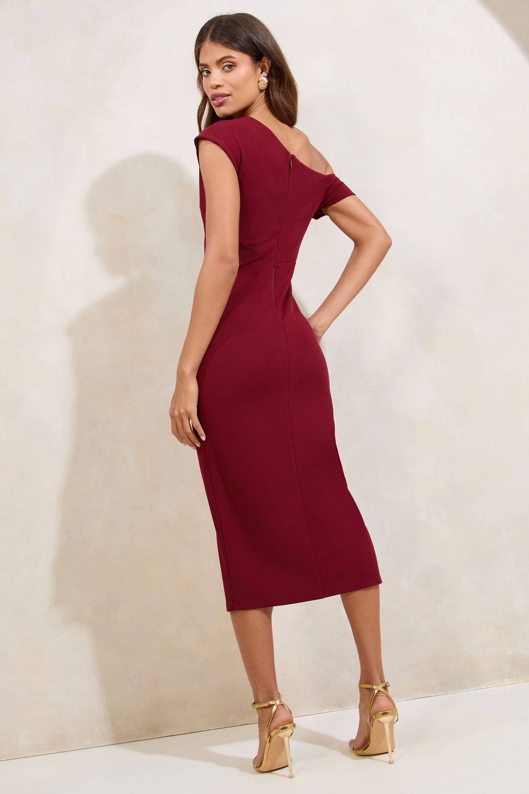 LIPSY Midikleid Lipsy Midikleid mit geraffter günstig online kaufen