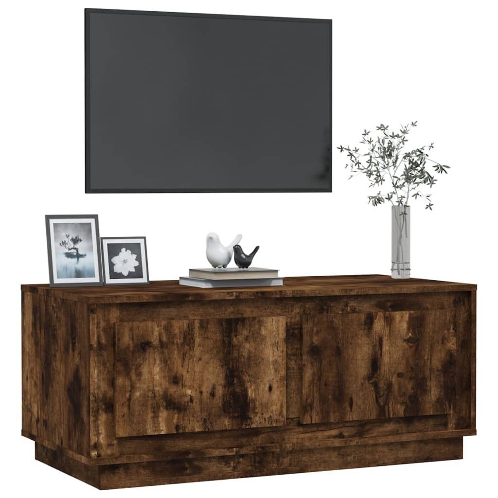 vidaXL Couchtisch Räuchereiche cm Couchtisch 102x50x44 (1-St) | Räuchereiche Räuchereiche Holzwerkstoff