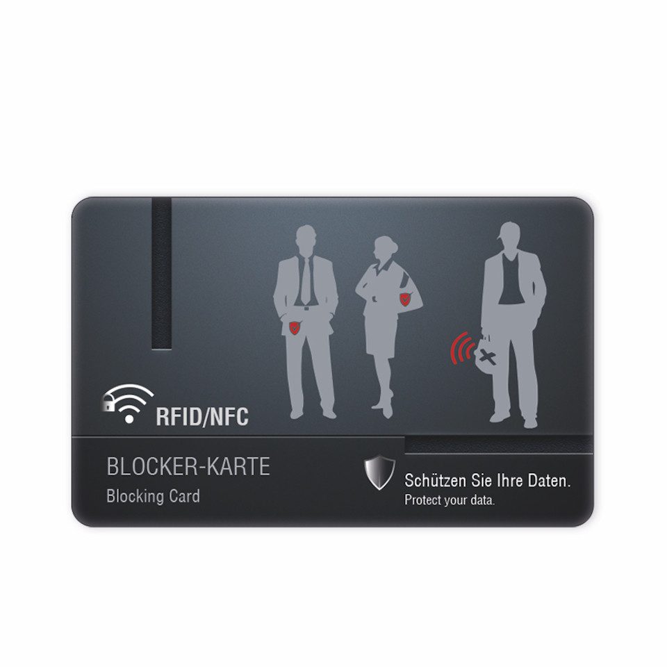 Leicke Geldbörse RFID-/NFC-Blocker Card - schützt günstig online kaufen