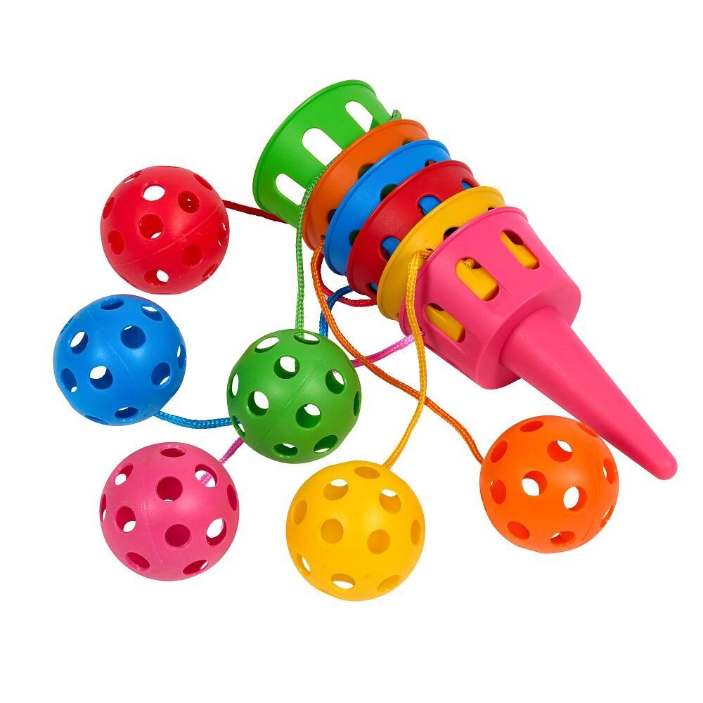 Spiel Geschicklichkeitsspiel Ball an der Schnur