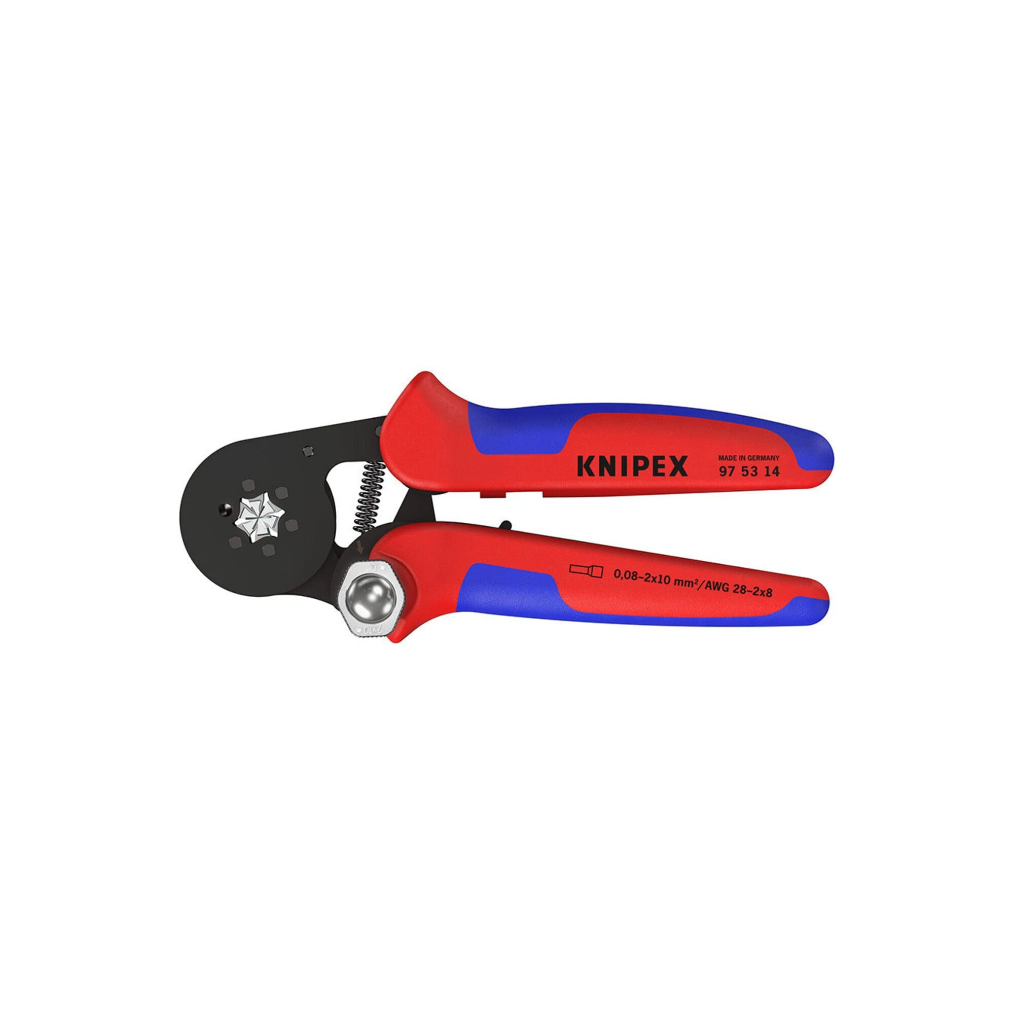 Knipex Crimpzange KNIPEX 97 53 14 Selbsteinstellende Crimpzange für Aderendhülsen mit
