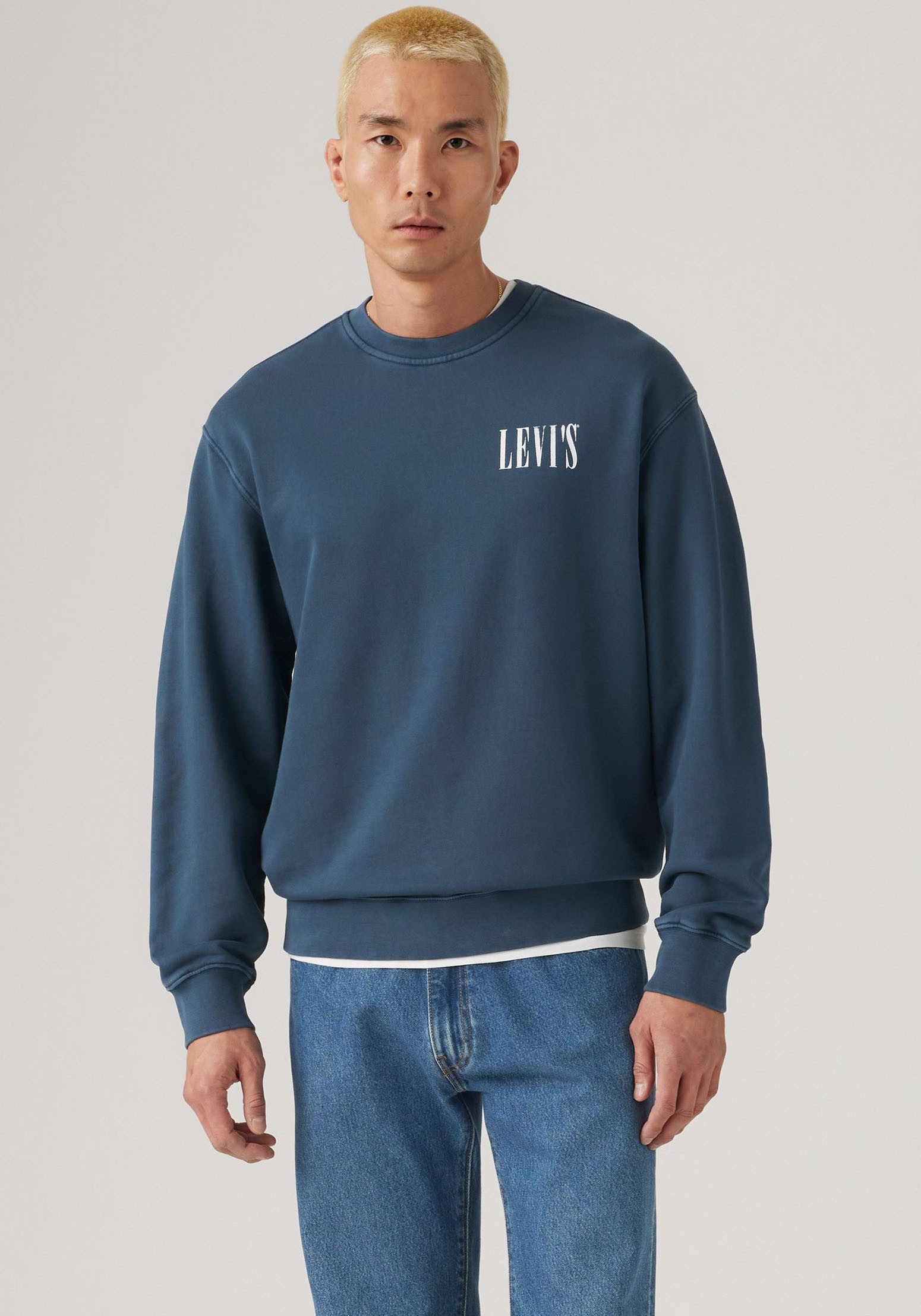 Levi's® Sweatshirt mit elastischen Bundabschlüssen günstig online kaufen