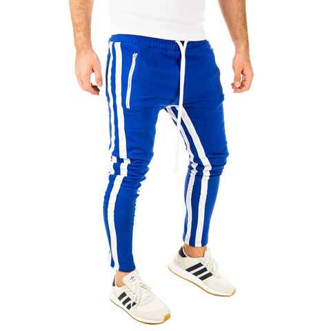 Pittman Jogginghose PITTMAN - Retro Track Pant 2 Stripes (1-tlg) mit elastischem, Bund mit Kordelzug