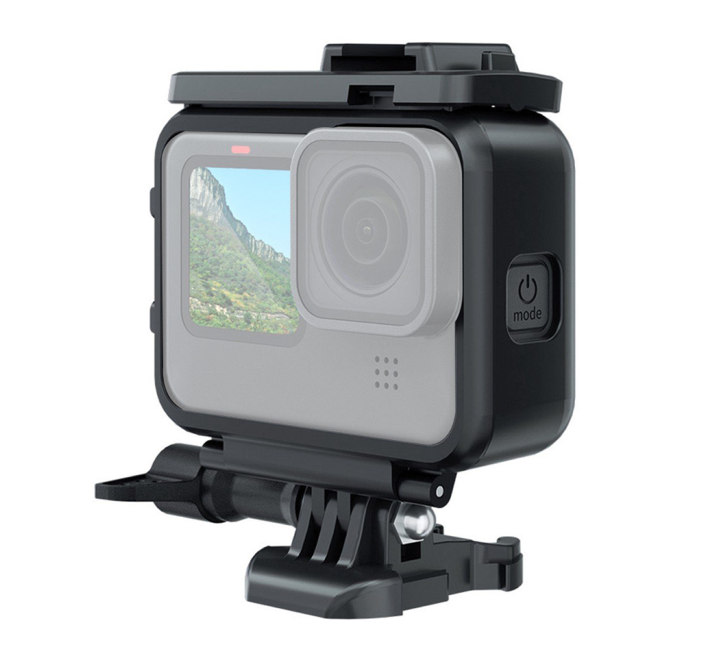 Schutzgehäuse Robuster Case GoPro Hero 9 10 11Blitzschuh Schieberahmen Actioncam Zubehör