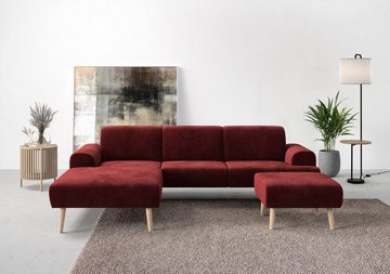 andas Ecksofa Swift L-Form, Federkern-Polsterung, B/T/H: 292/83/176 cm