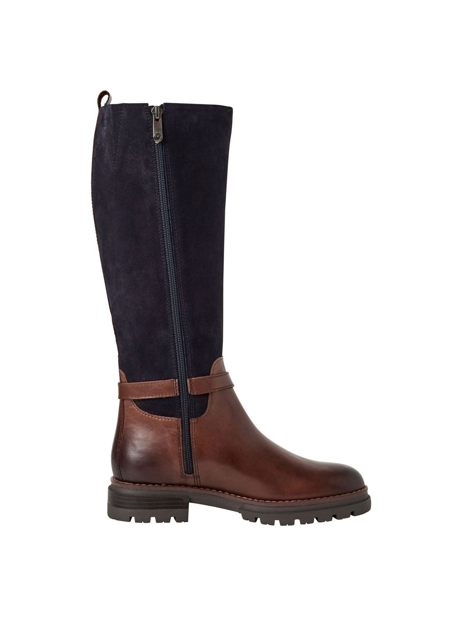 MARCO TOZZI FEEL aus Leder Blockabsatz 2-25603-43 Stiefel FEEL