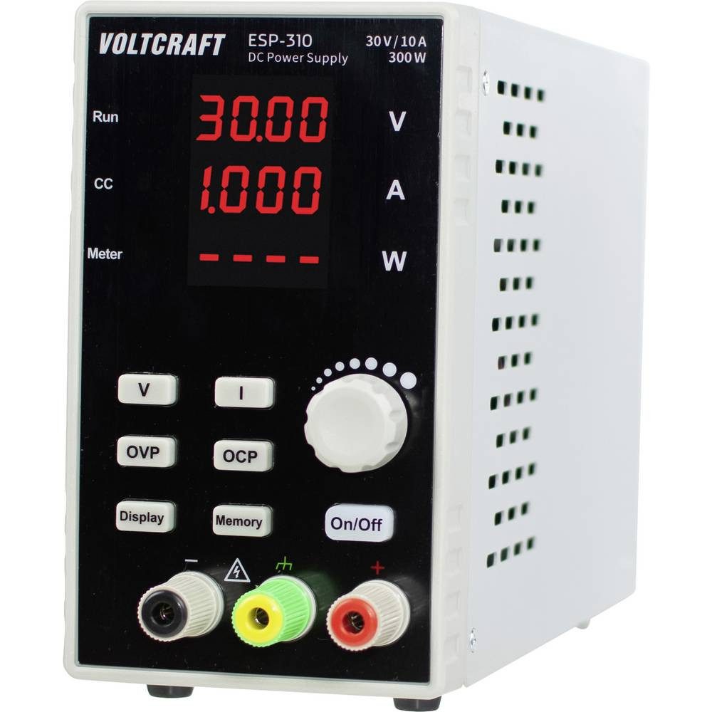 VOLTCRAFT ESP-310 Labornetzgerät, einstellbar 0 - 30 V/DC 0 - 10 A 300 W Labor-Netzteil (OVP)