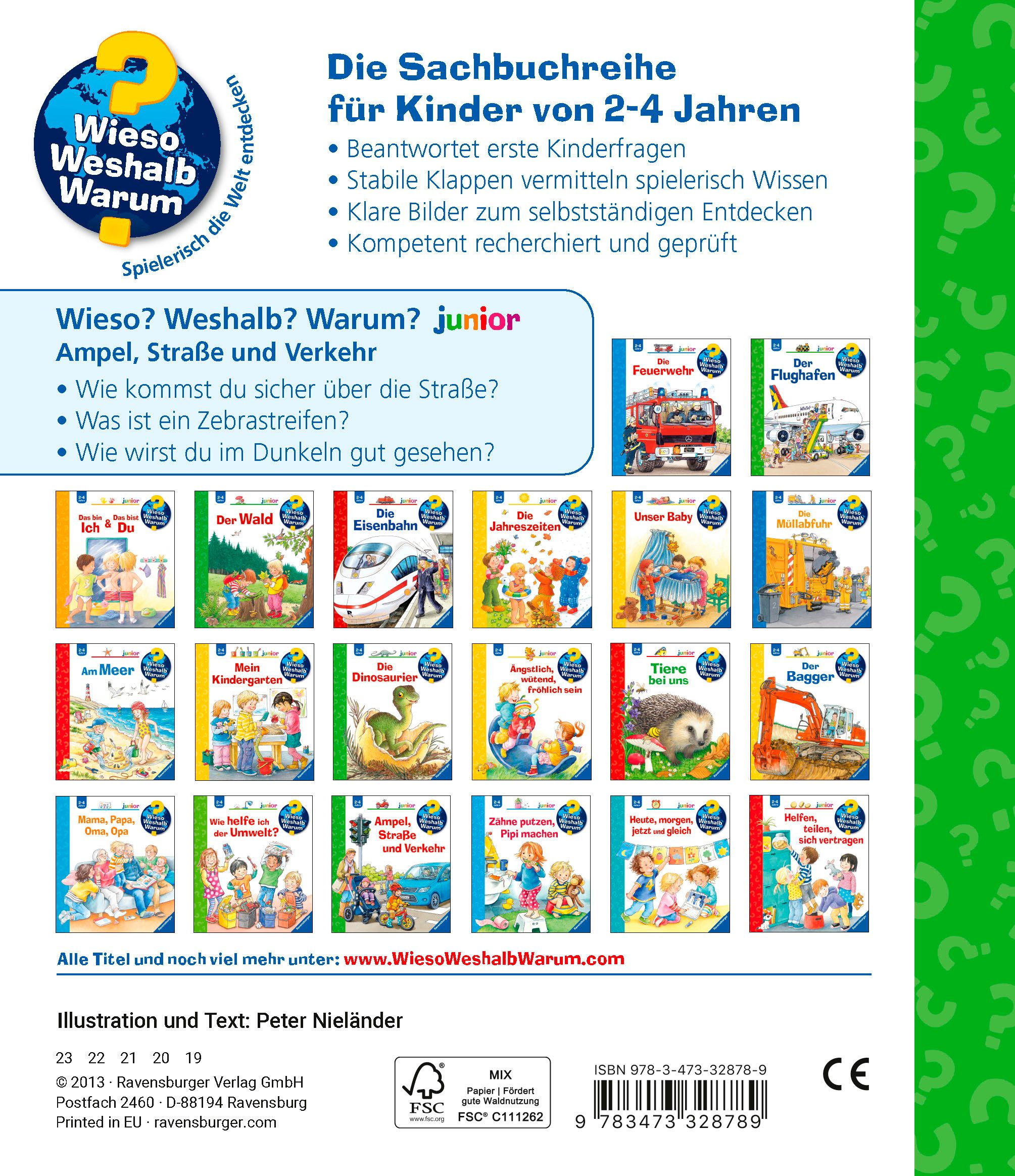 Ravensburger Kinderbuch Wieso? Weshalb? Warum? junior, Band 48 Ampel, Straße und Verkehr