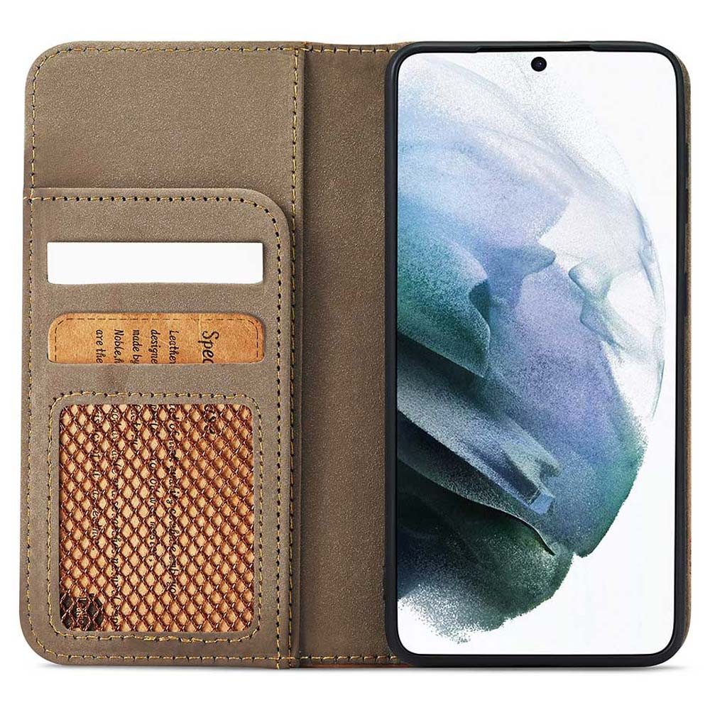 FITSU Handyhülle Handytasche für Samsung Galaxy S21 Plus Hülle Flipcase 6,7 Zoll, Handytasche für Samsung S21 Plus mit Kartenfächern & Magnetverschluss