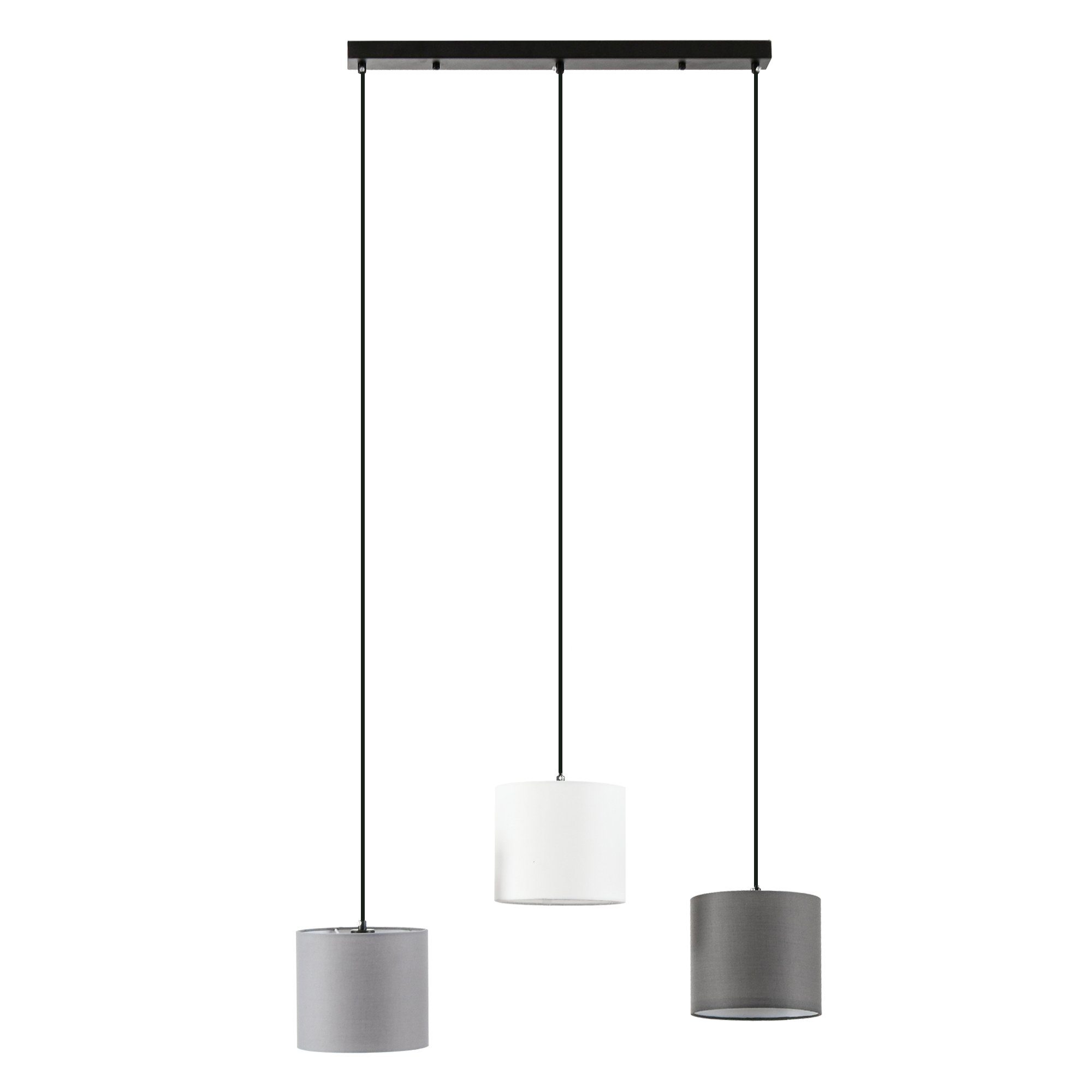 Pendelleuchte Deckenleuchte mit 3 Pendelleuchten