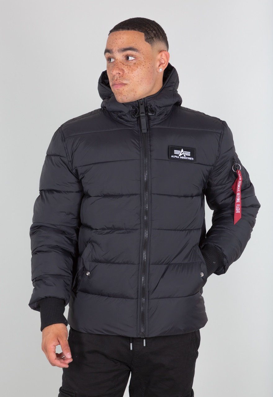 Alpha Industries Winterjacke Hooded Puffer Alpha FD schwarz Herren günstig online kaufen