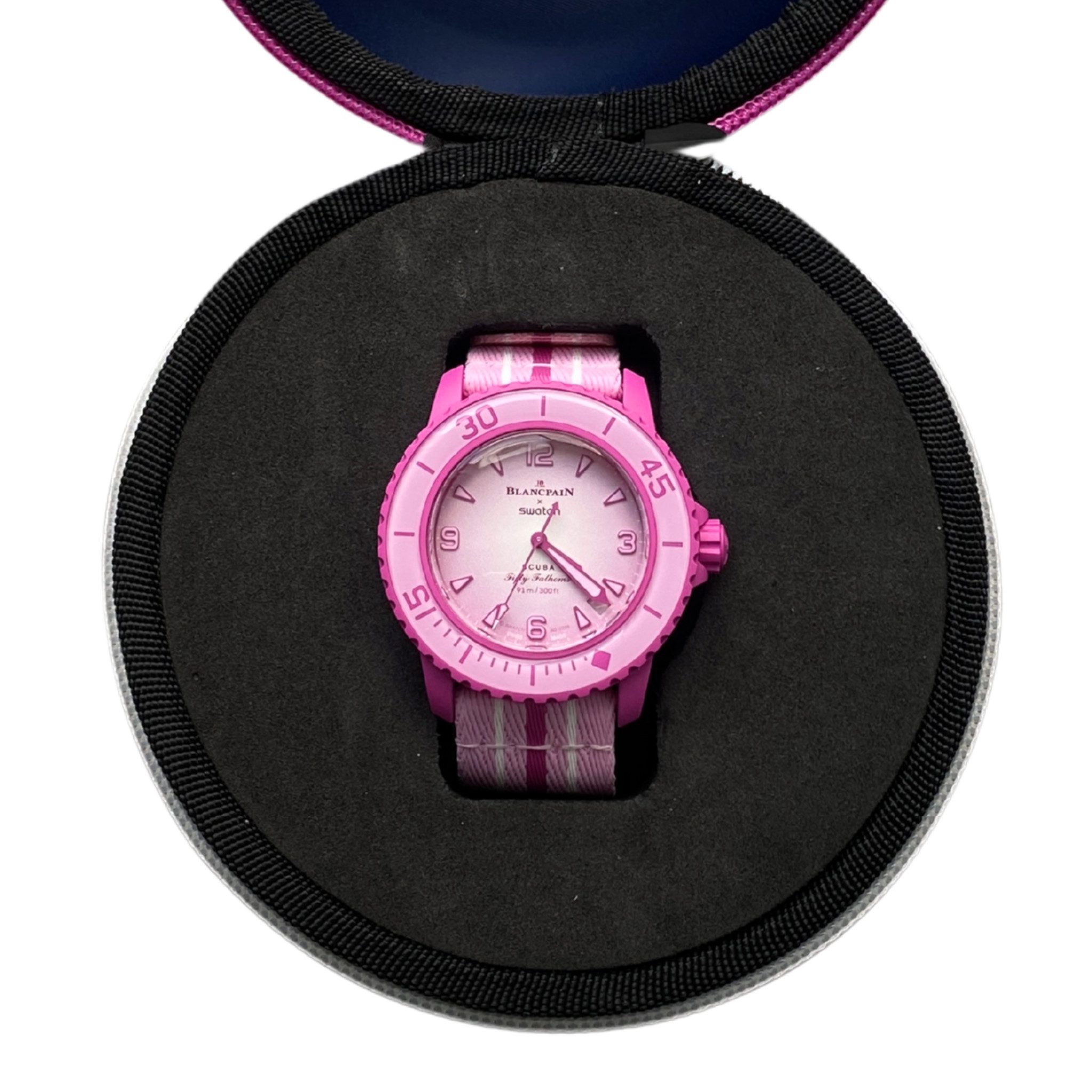 Automatikuhr Blancpain x Swatch Scuba Fifty Fathoms PINK OCEAN SO35P400 PINK OCEAN SO35P400