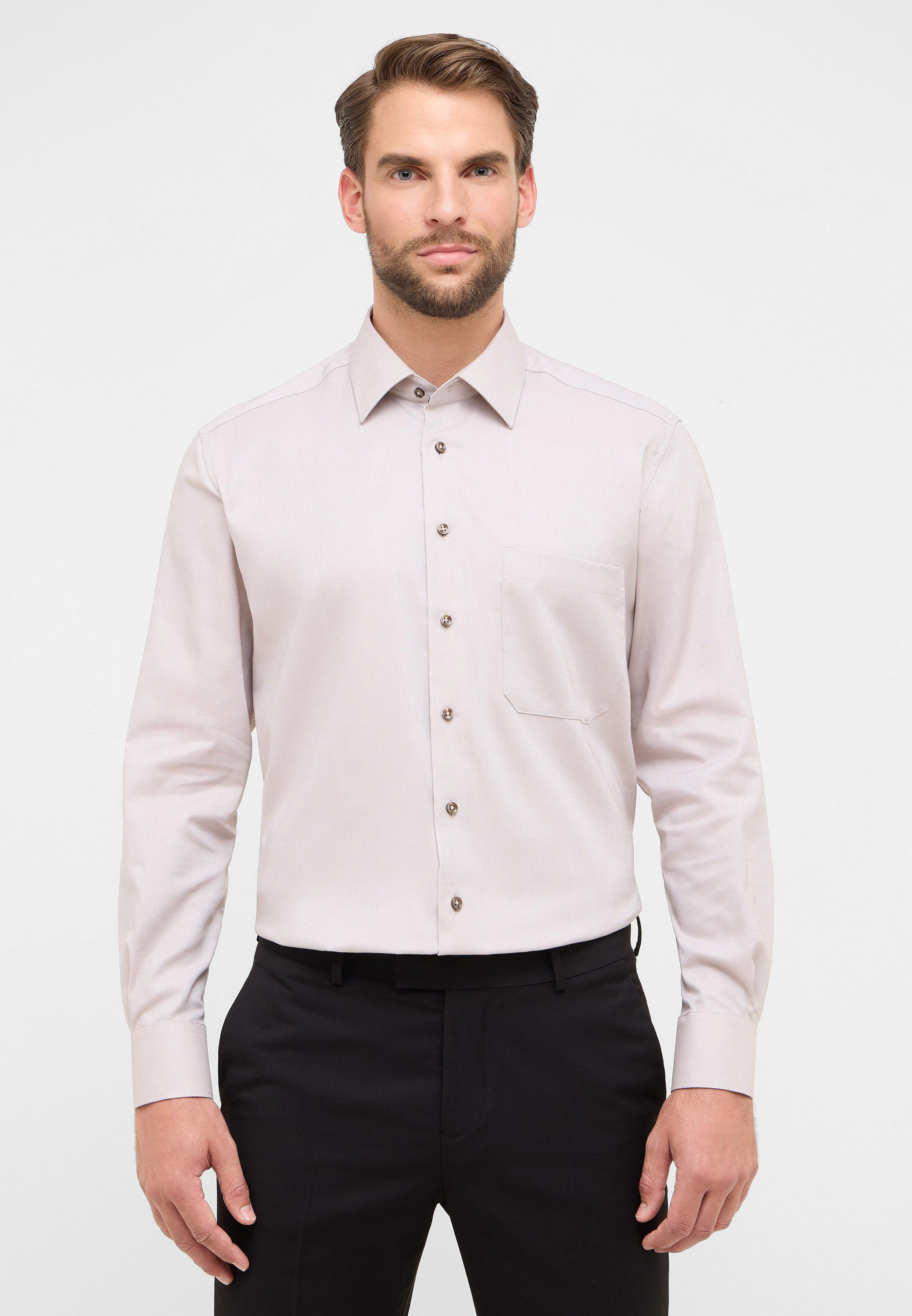 Eterna Langarmhemd COMFORT FIT NON IRON (bügelfrei)