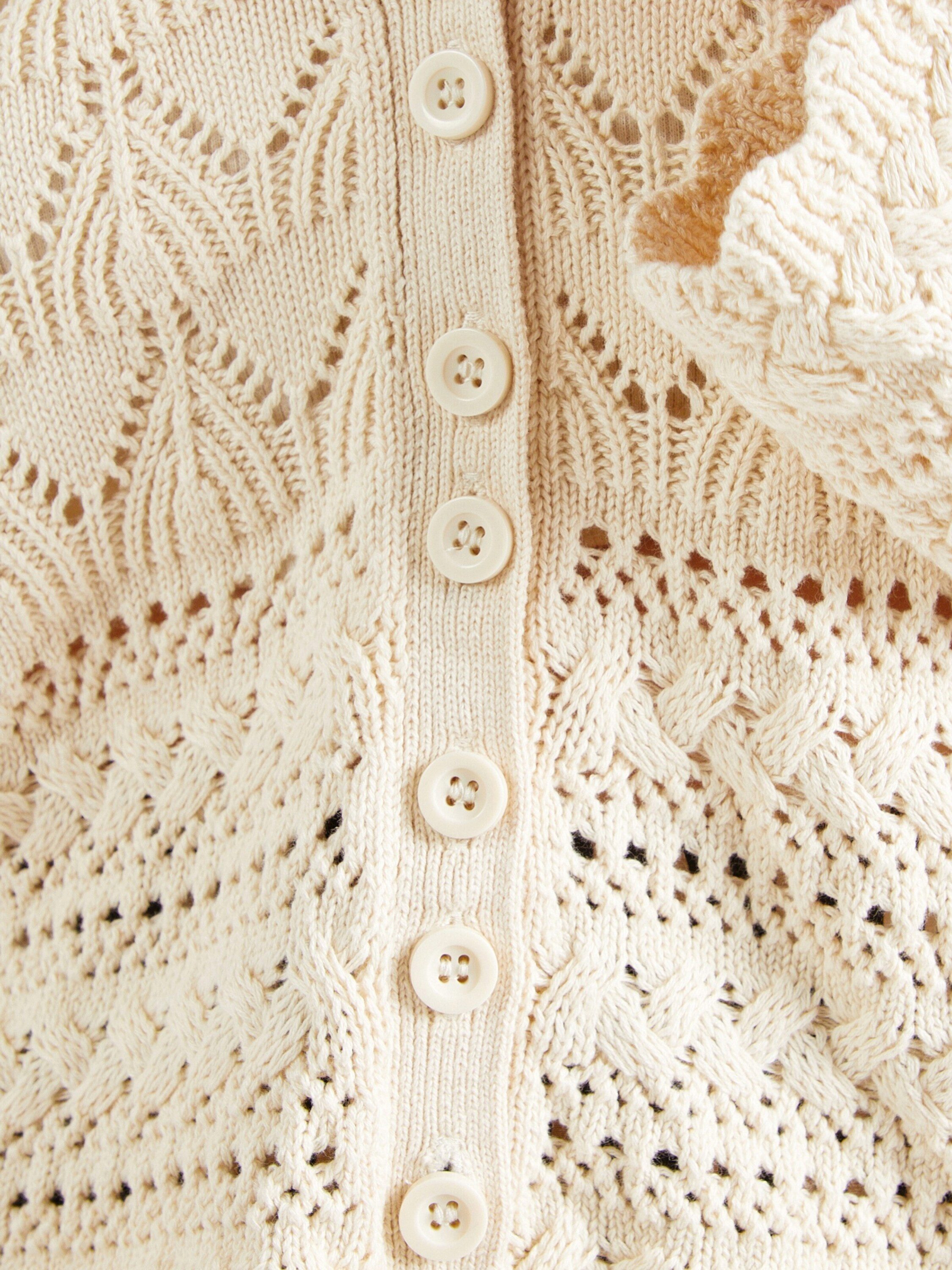 Vero Moda Strickjacke VMLUA (1-tlg) Lochmuster