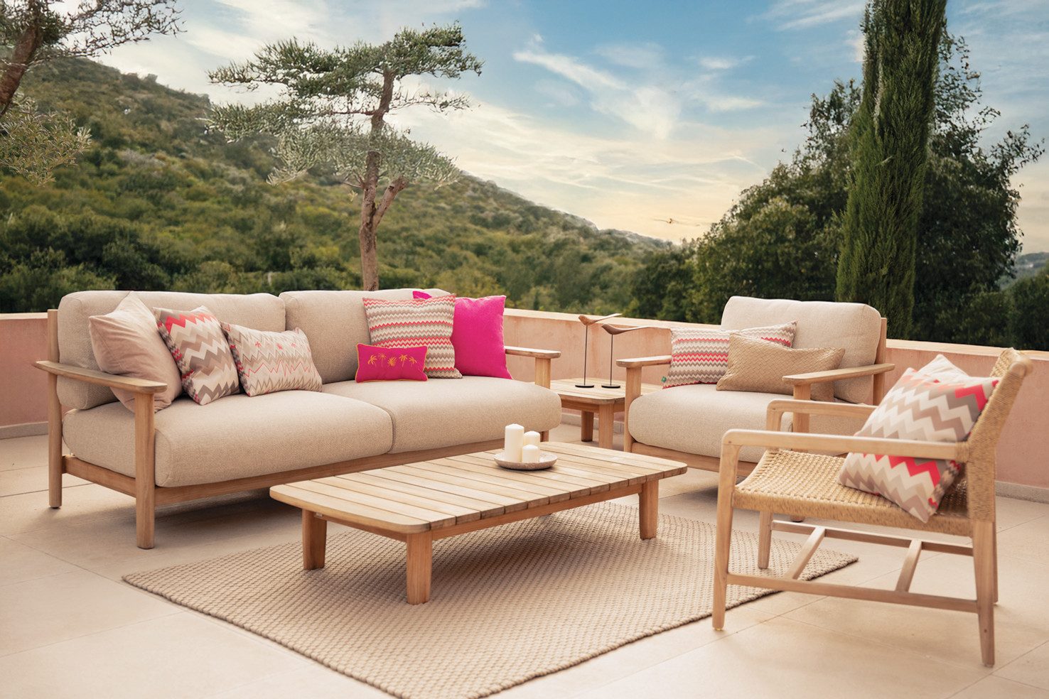 PAD Dekokissen ZICZAC, made in europe