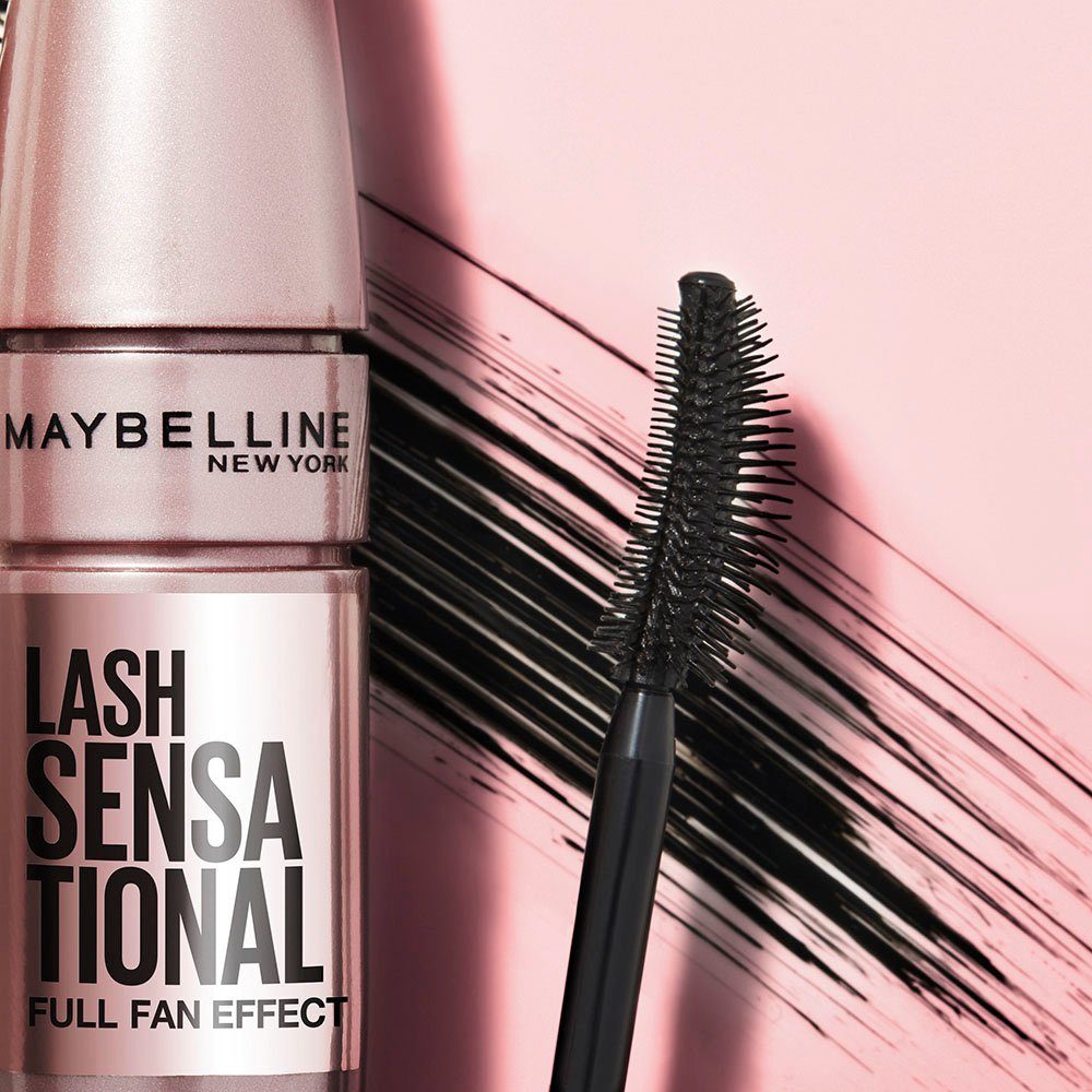 MAYBELLINE NEW YORK Mascara Lash Sensational, mit 2 in 1 - Bürste