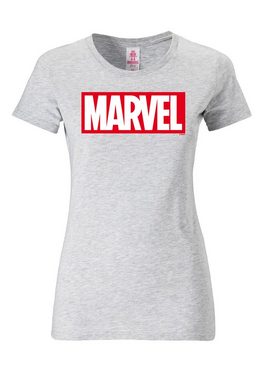 LOGOSHIRT T-Shirt Marvel Logo mit lizenzierten Originaldesign