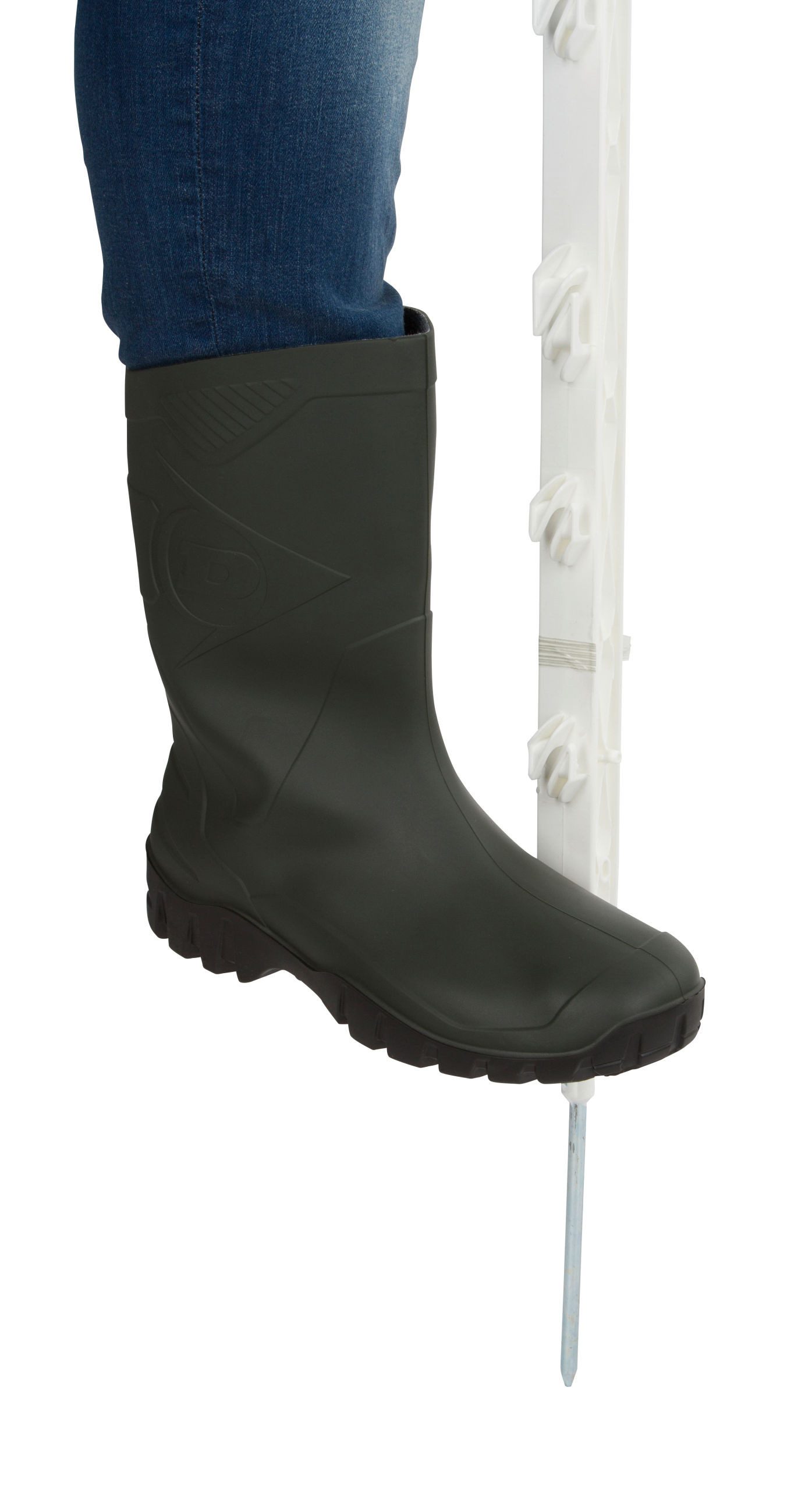 Kerbl Weidenzaun 15 Stück ECO Weidezaunpfahl 105 cm weiss