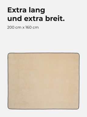 Sowel Strandtuch XXL - Together Towel -, 200x160 cm, Badetuch, 100% Bio-Baumwolle, Flauschig