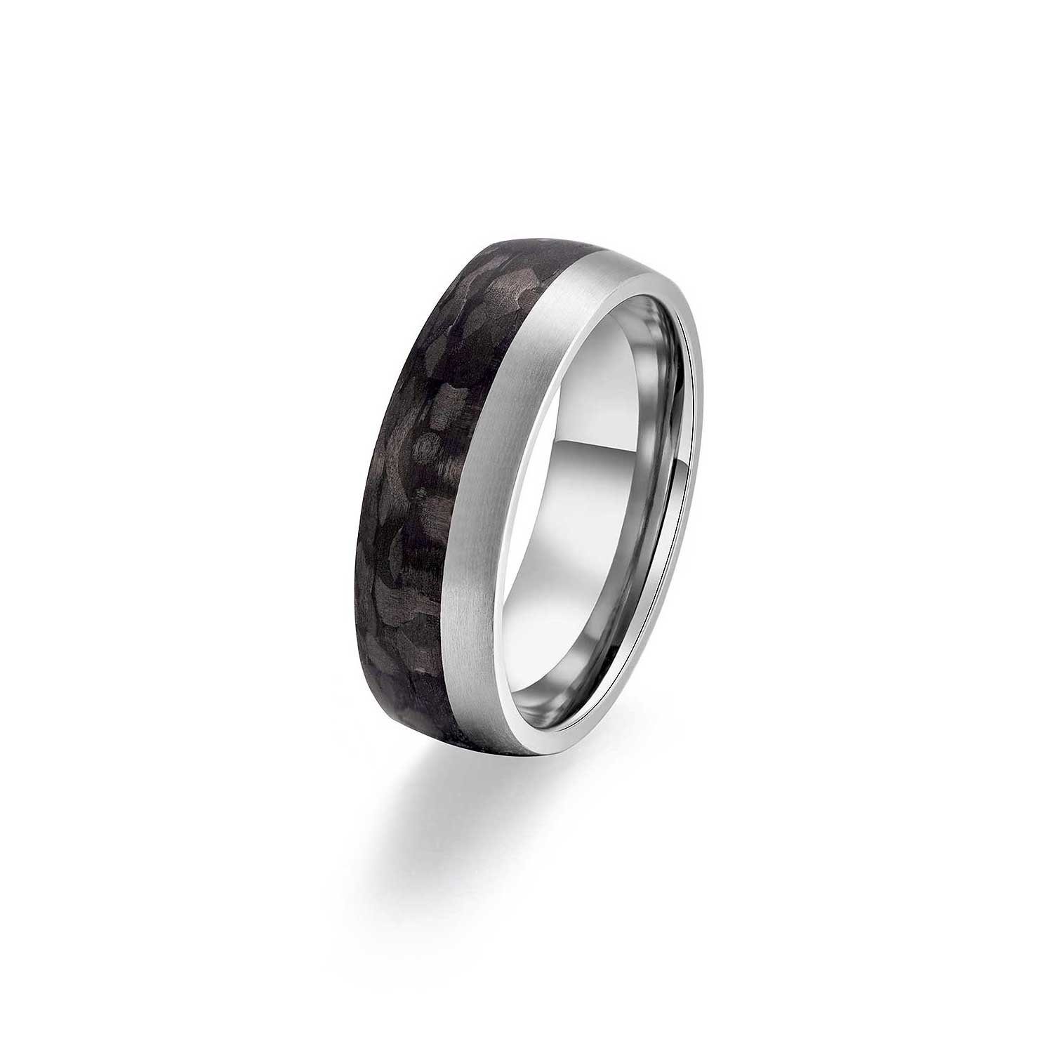 Adam & Eve Trauring Carbon/Titan - Eheringe, Partnerringe "AEC55M" ohne & m günstig online kaufen