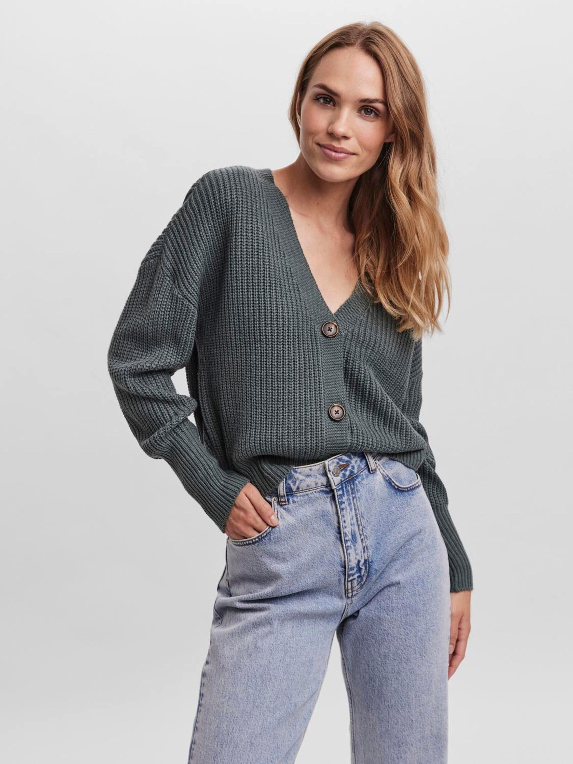 Vero Moda Strickjacke VMLea (1-tlg) Plain/ohne günstig online kaufen