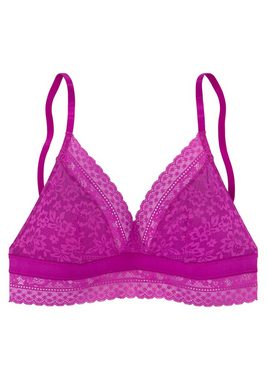 Vivance Bralette-BH Viola ohne Bügel in angesagter Triangle-Schnittform, Dessous