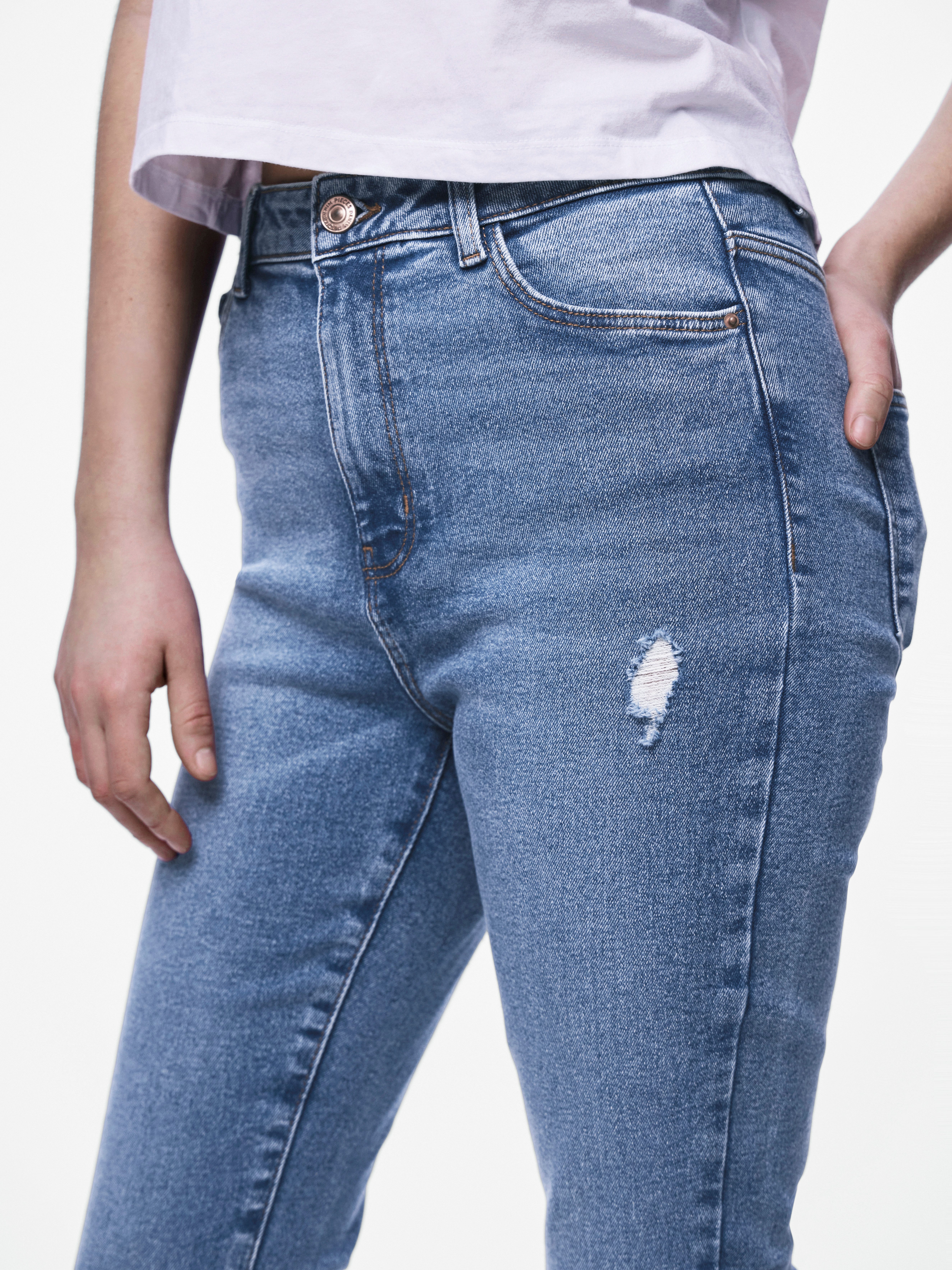 pieces Skinny-fit-Jeans PCDANA HW DEST SKINNY günstig online kaufen