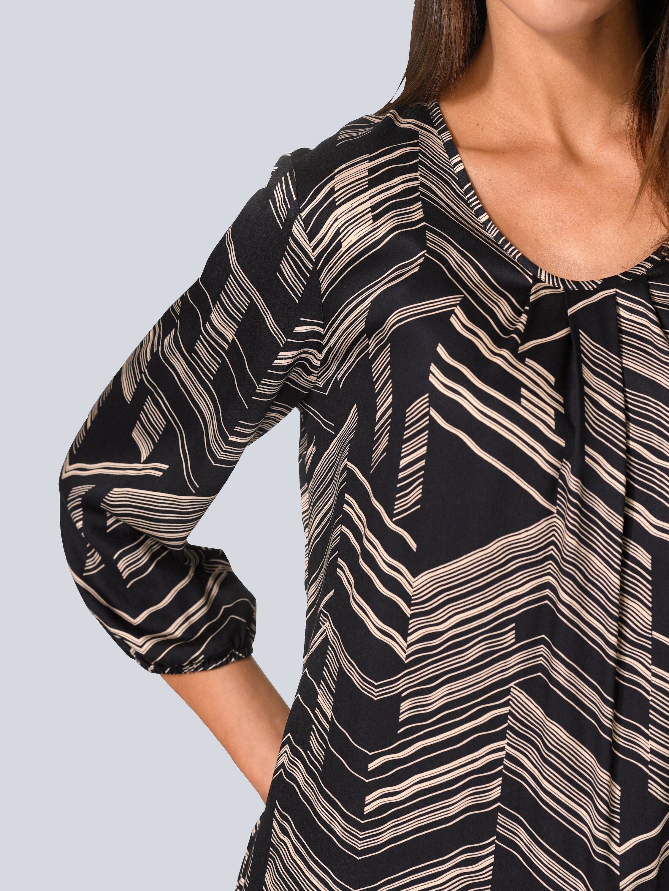 Alba Moda Druckkleid Kleid mit grafischem Druck
