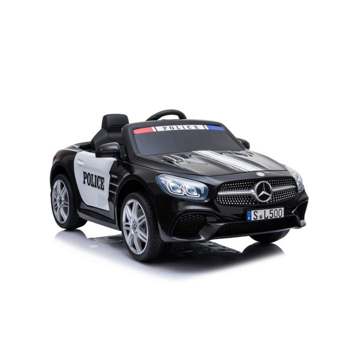 Toys Store Elektro-Kinderauto Mercedes Benz Sl500 Amg Polizei Kinder Elektro Auto Fahrzeug Mp3 Aux Usb Bt 12V Belastbarkeit 35 kg