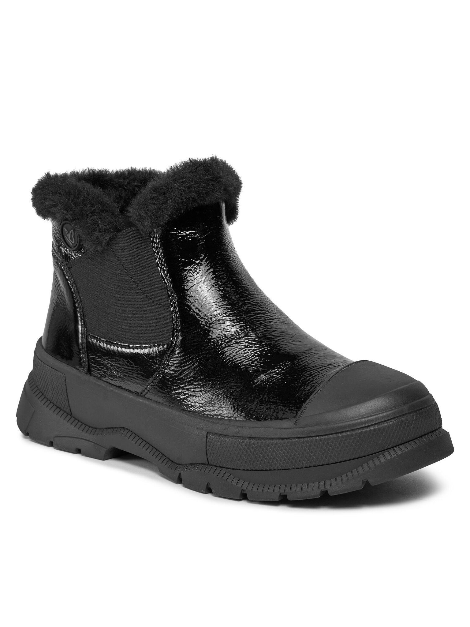 Stiefeletten 9-26402-41 Black Naplak 017 Stiefelette