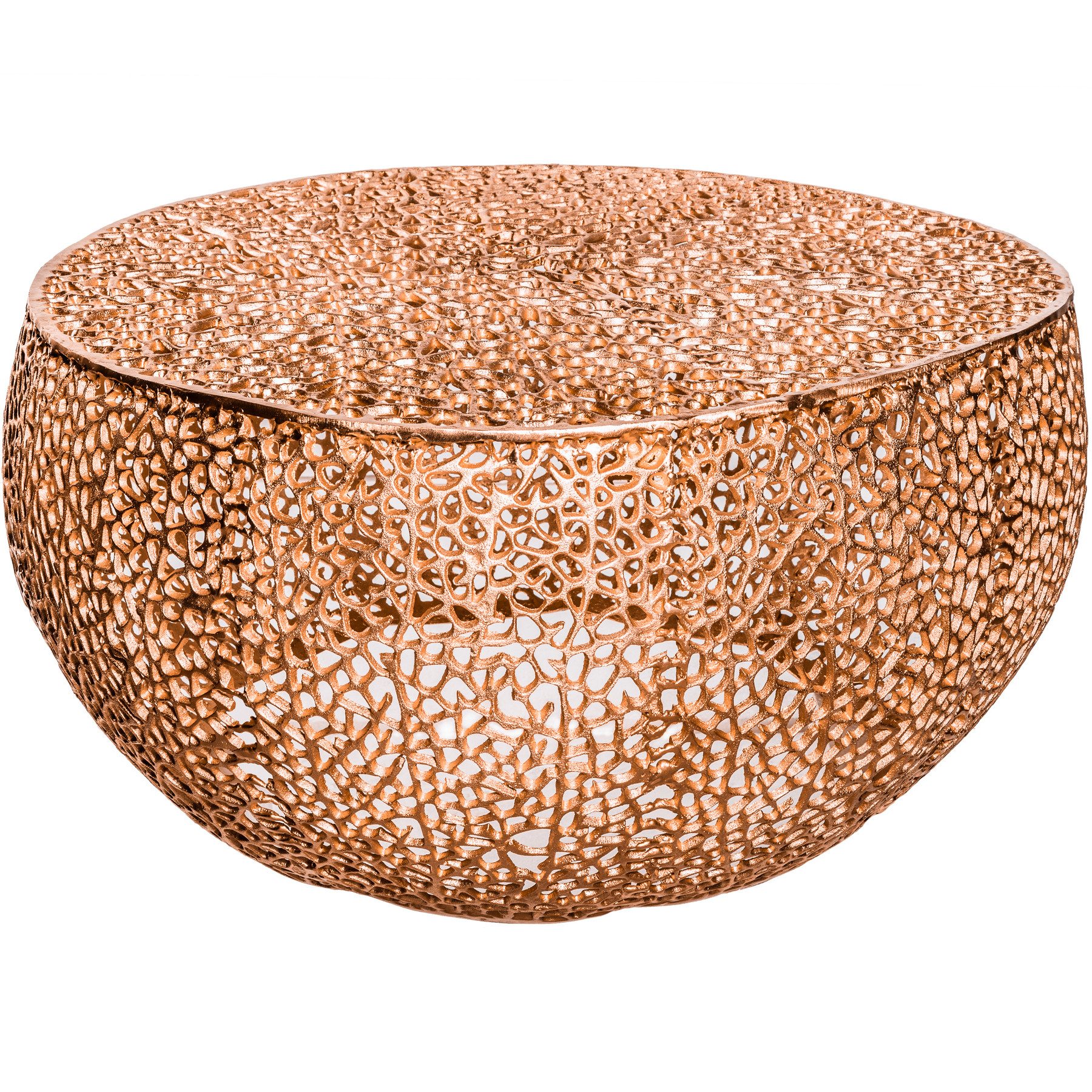 riess-ambiente Couchtisch ABSTRACT LEAF 80cm kupfer (Einzelartikel, 1-St), günstig online kaufen