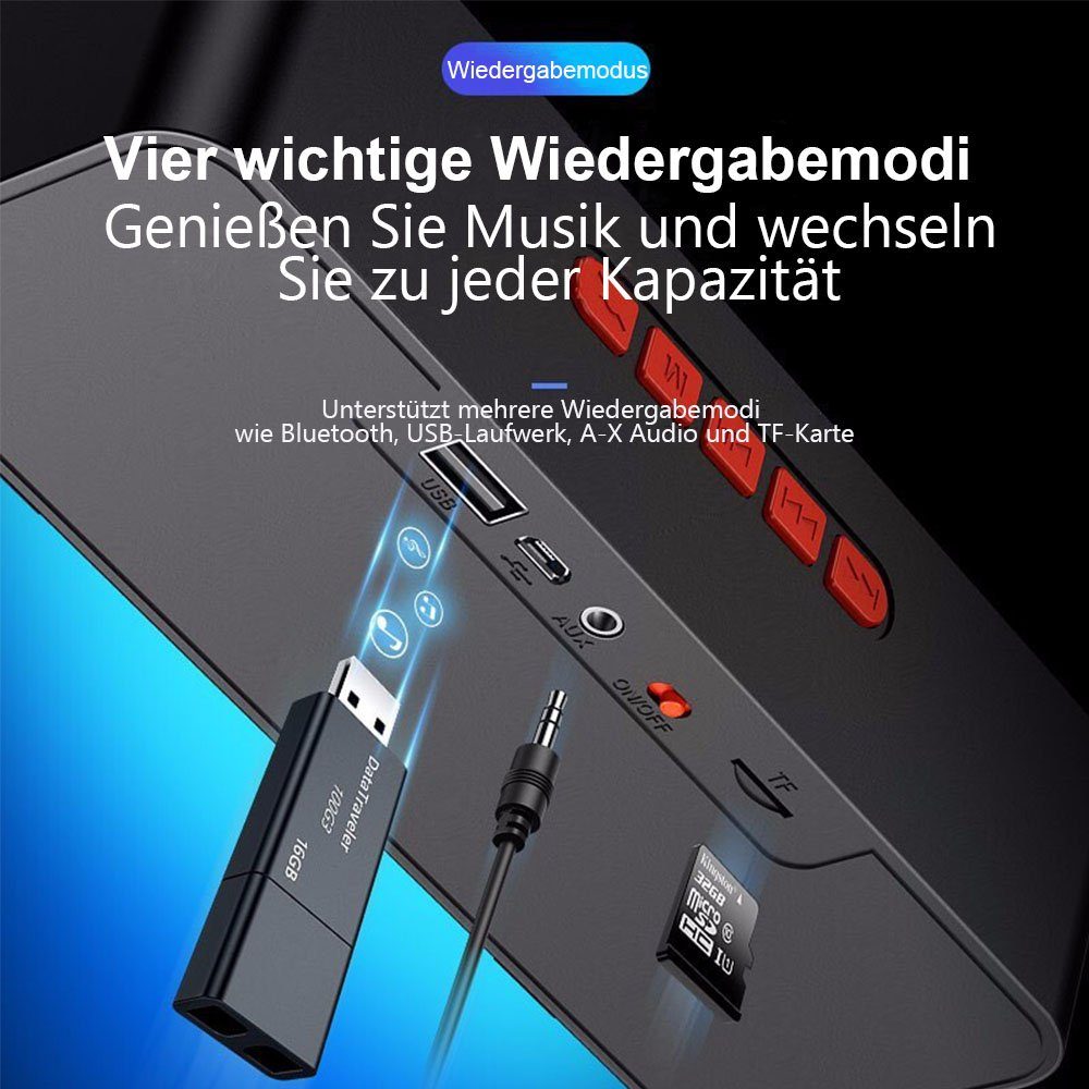 Lautsprecher Wasserdicht MOUTEN Musikbox rot IPX7 Bluetooth Bluetooth, Bluetooth-Lautsprecher Stereo