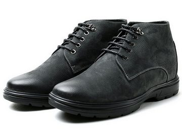 Mario Moronti Brixen schwarz/dunkelgrau Schnürschuh Schuhe mit Erhöhung, + 7cm größer, Schuhe die größer machen