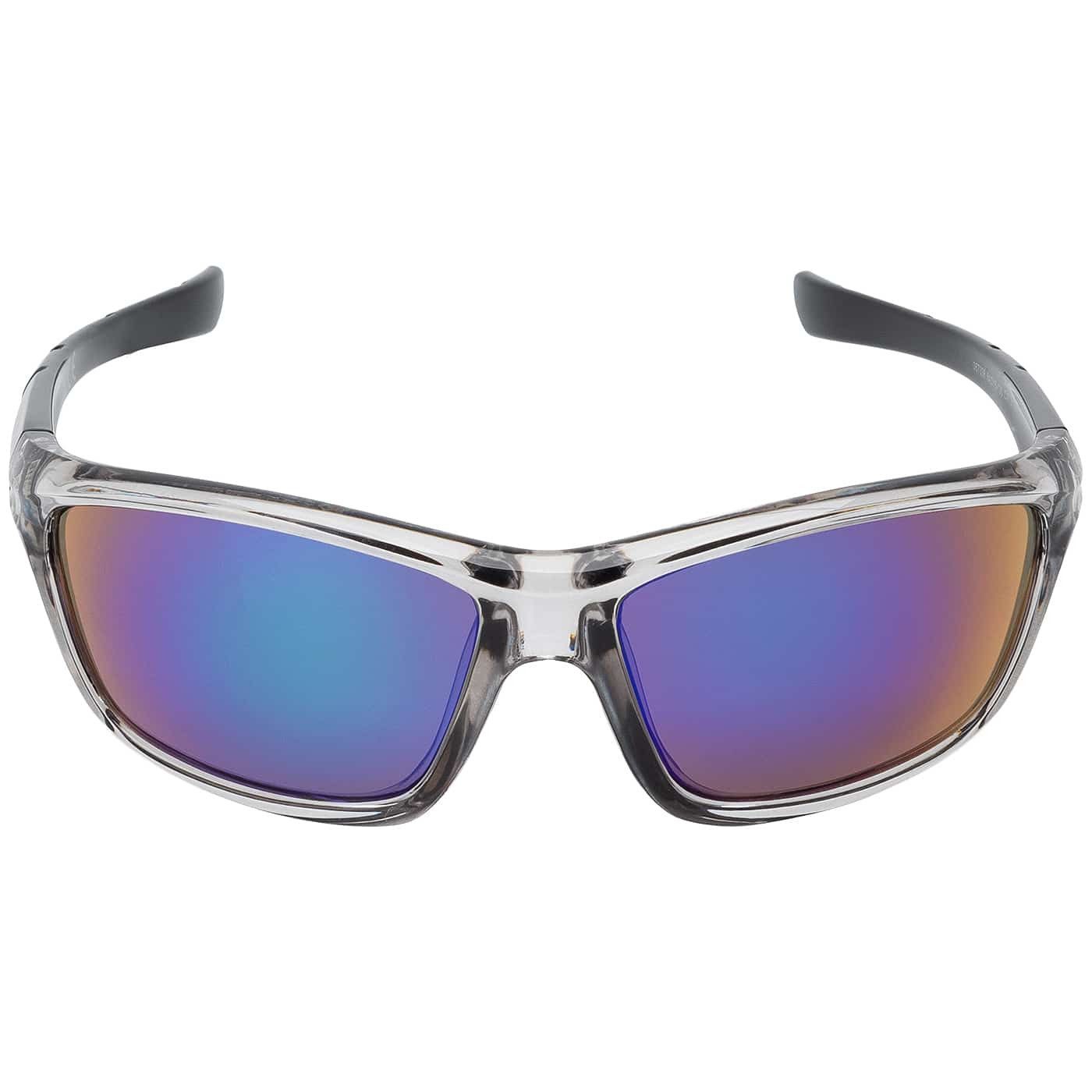 BEZLIT Eyewear Pilotenbrille Unisex Sonnenbrille Sportlich verspiegelt (1-St) mit schwarzen Linsen, Rot/Gelb, Blau und Blau Lila