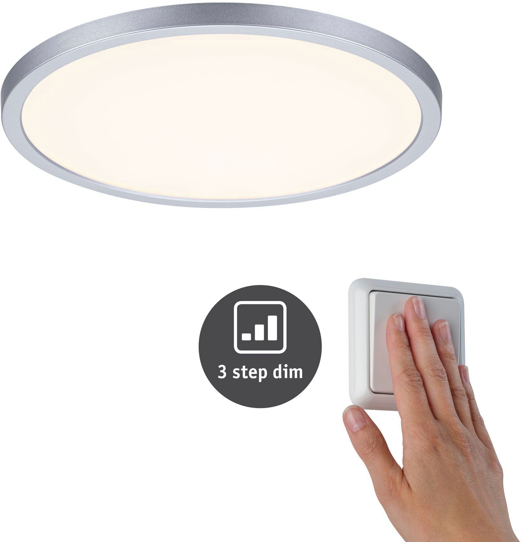 mehrere Warmweiß, Paulmann Einbauleuchte 3-Stufen-dimmbar Areo, LED LED-Modul, LED integriert, Helligkeitsstufen, fest