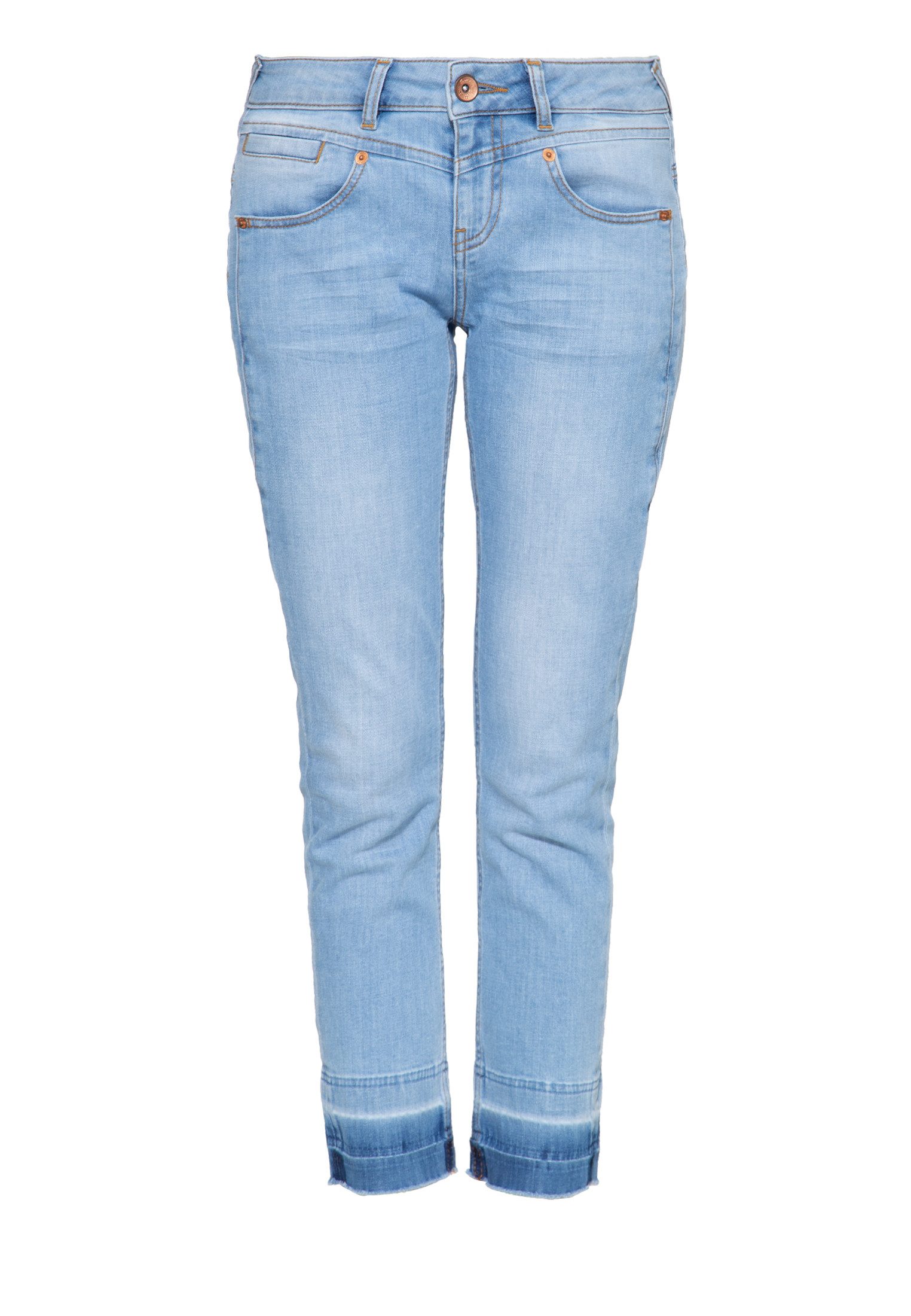 ATT Jeans 5-Pocket-Jeans Zoe mit offenen günstig online kaufen