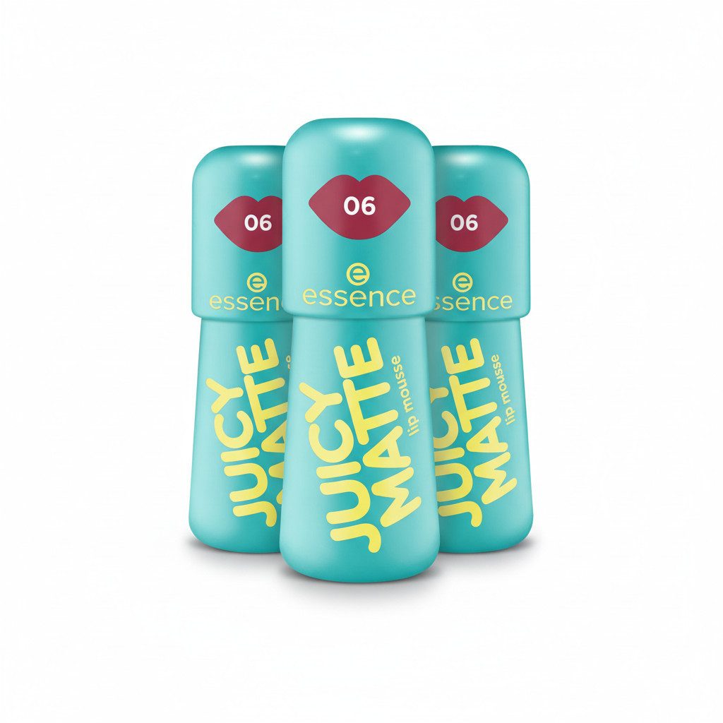 Essence Lippenstift JUICY MATTE lip mousse, 3-tlg.