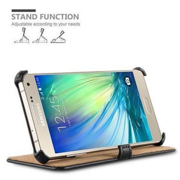 Cadorabo Handyhülle Samsung Galaxy A5 2015 Samsung Galaxy A5 2015, Klappbare Handy Schutzhülle - Hülle - mit Standfunktion Eckhalterung