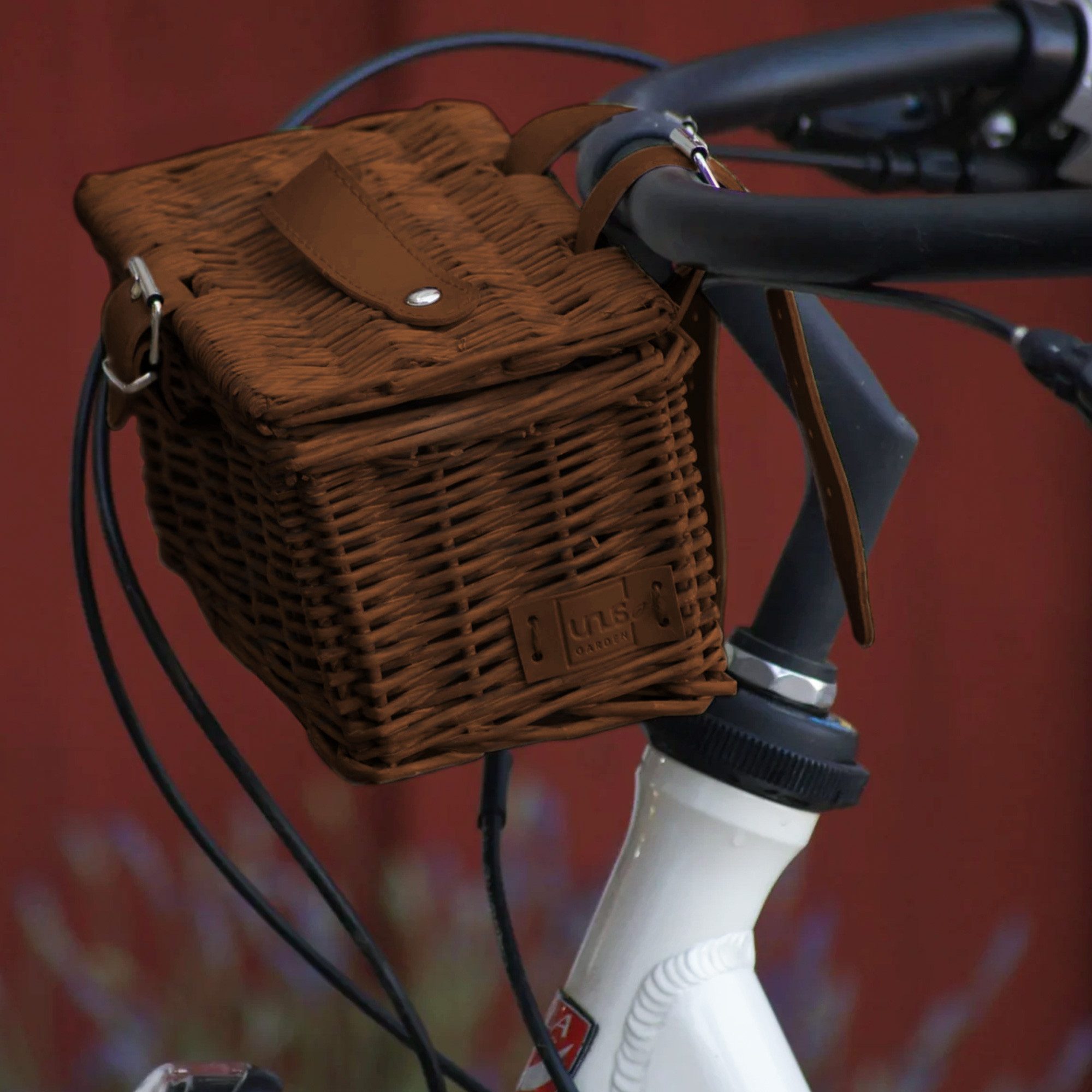 UNUS GARDEN Fahrradkorb Fahrradkorb Weidenoptik