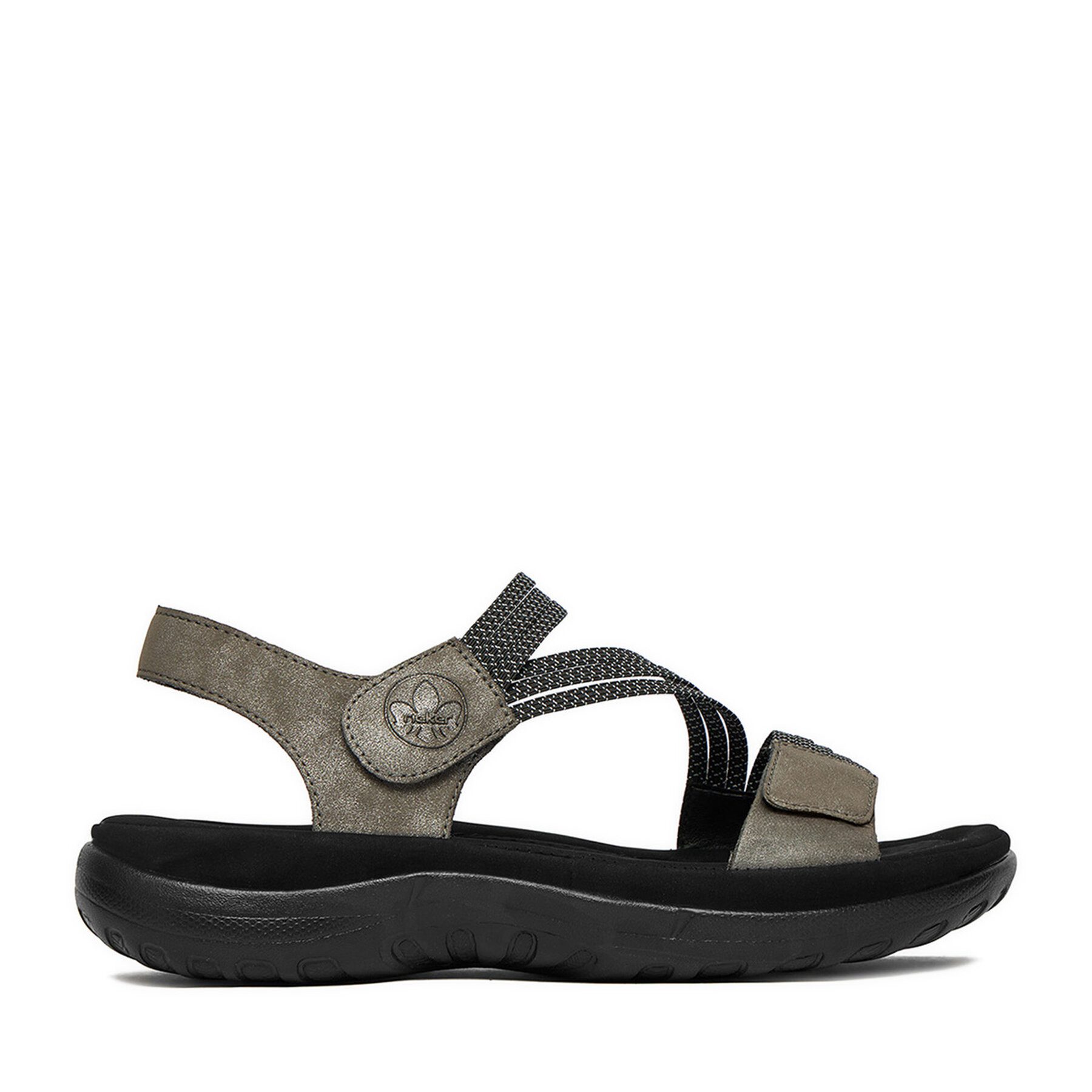 Rieker Damen-Sandalen Grau 64870-42 Sandale