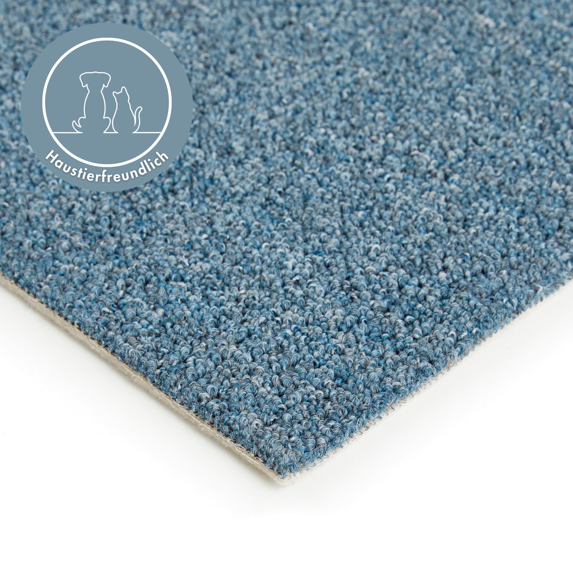 Andiamo Teppichboden Luton, Feinschlinge, Gesamthöhe 6 mm, Luxusklasse LC1, rechteckig, meliert, Breite 400 cm oder 500 cm, strapazierfähig & pflegeleicht