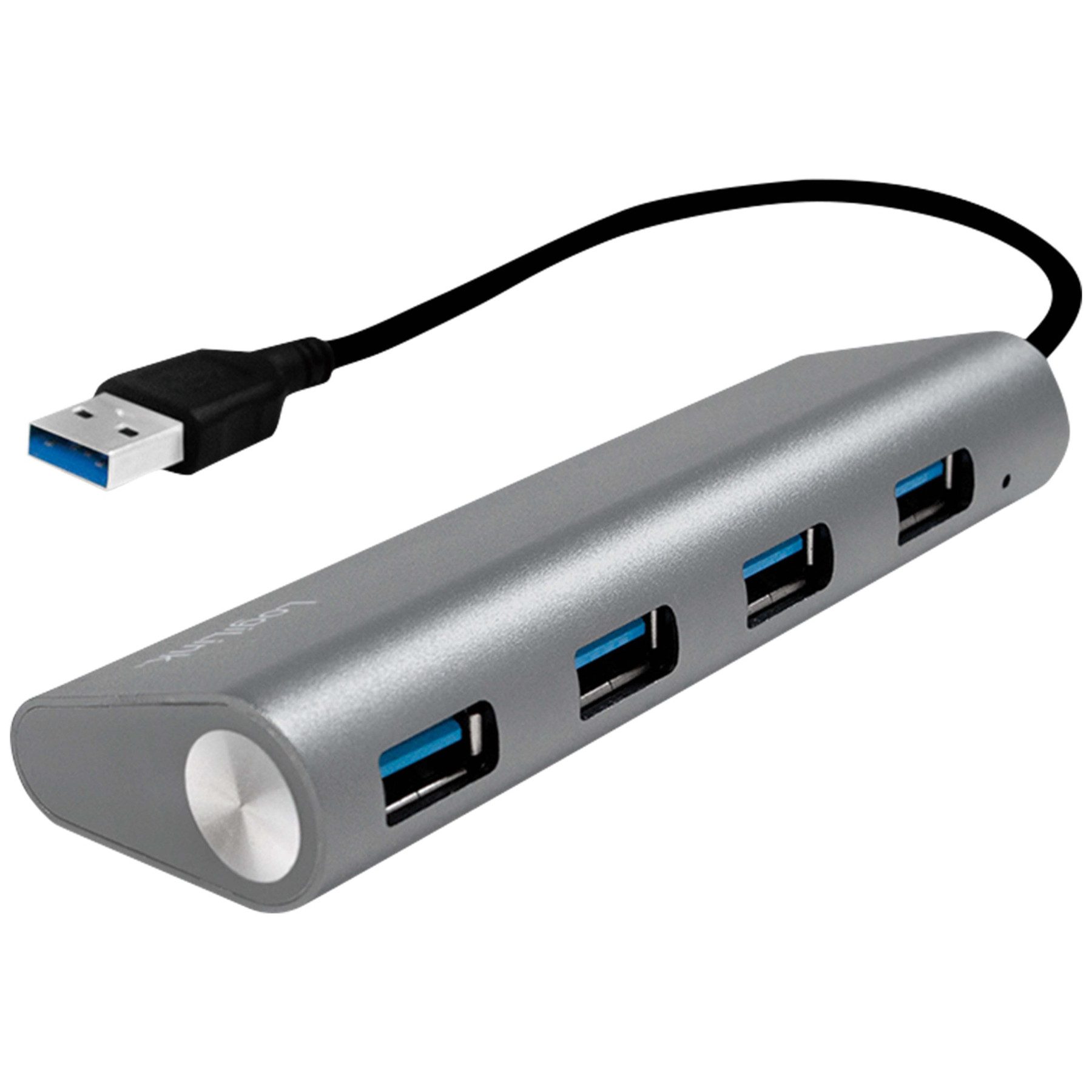 LOGILINK USB3.0-Hub UA0307, 4x USB-A, Aluminium USB-Adapter