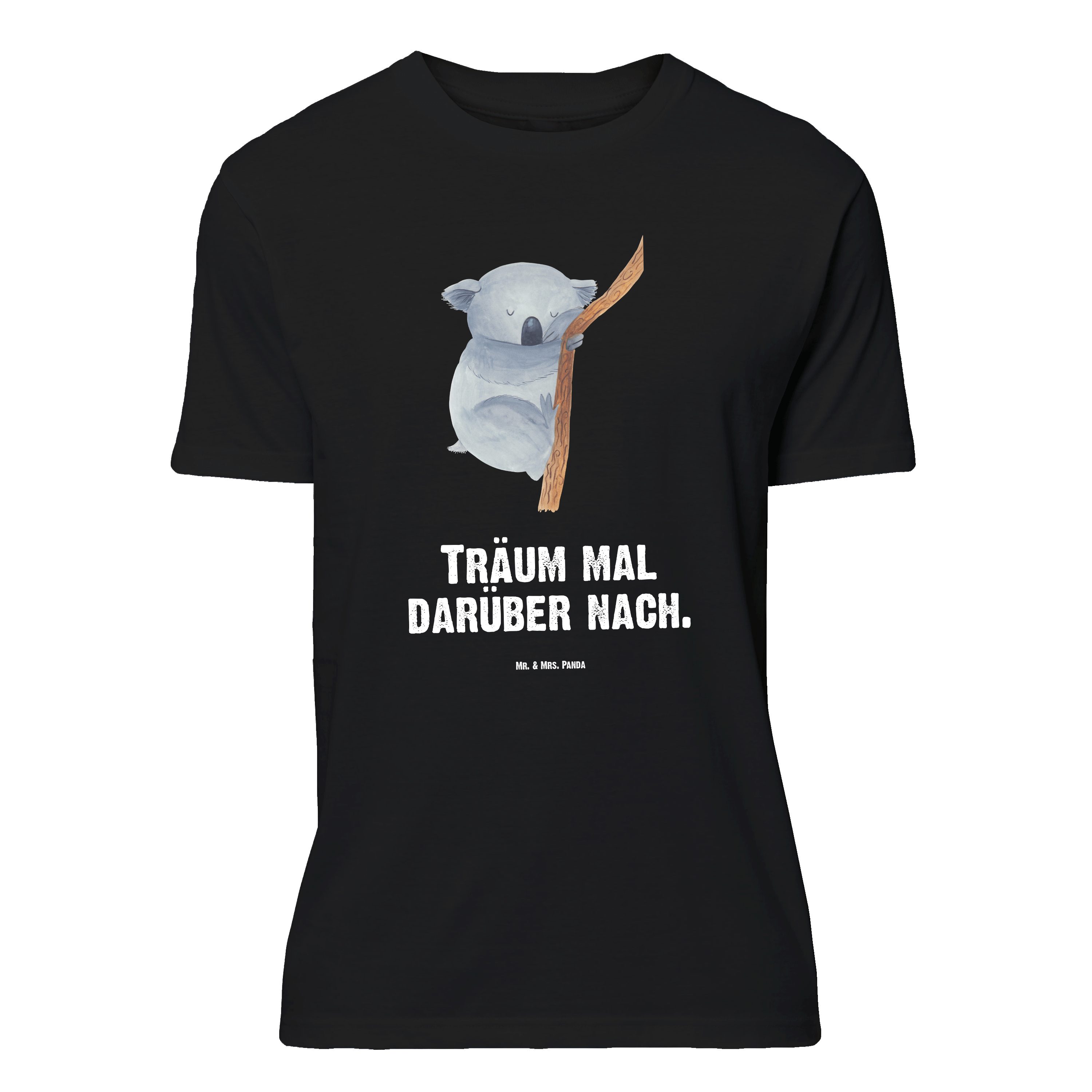 Mr. & Mrs. Panda T-Shirt Koalabär, Größe M T-Shirt, Schwarz, Shirt, Traumland, Koalabär, Bär, (Packung) Traum Koala Lustige Sprüche