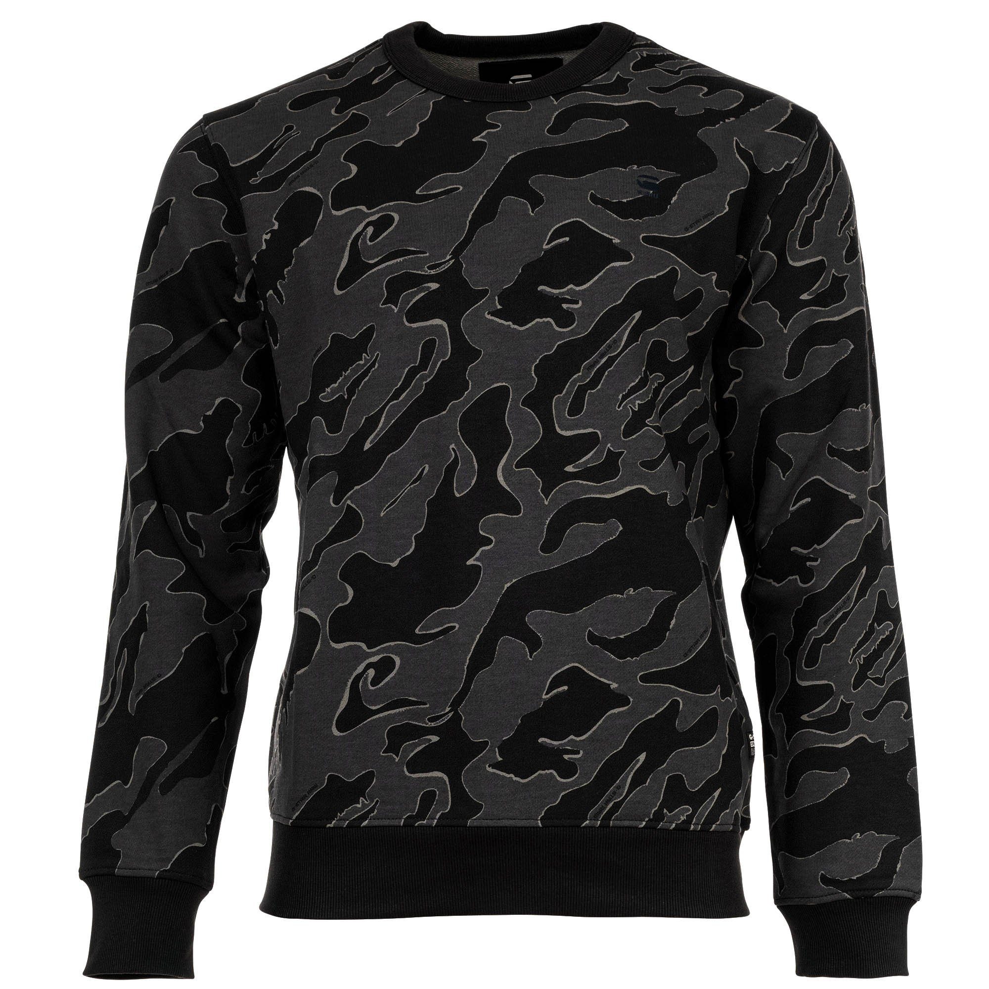 G-STAR Sweatshirt Herren Sweatshirt Baumwolle Island Camo