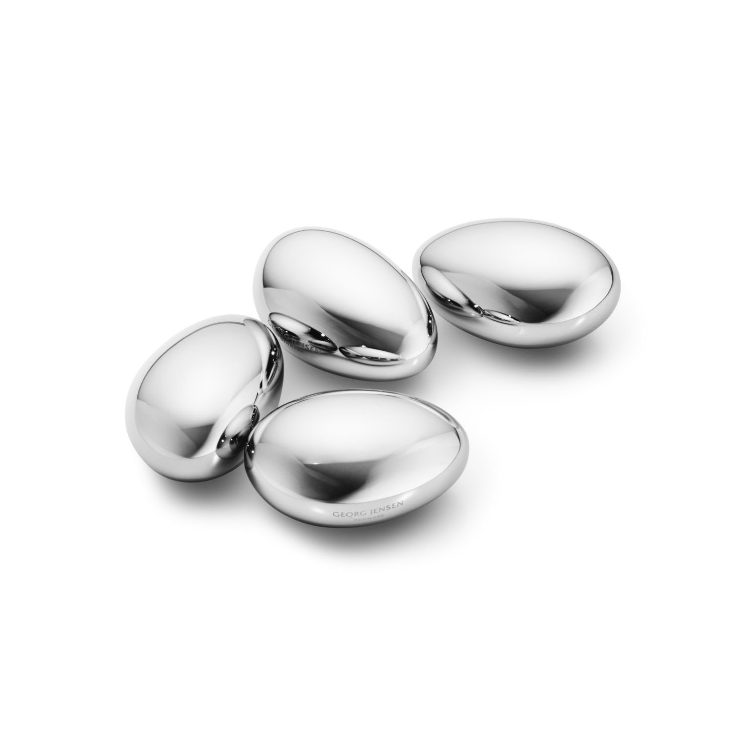 Georg Jensen Eiswürfel-Steine Sky, 4er Set