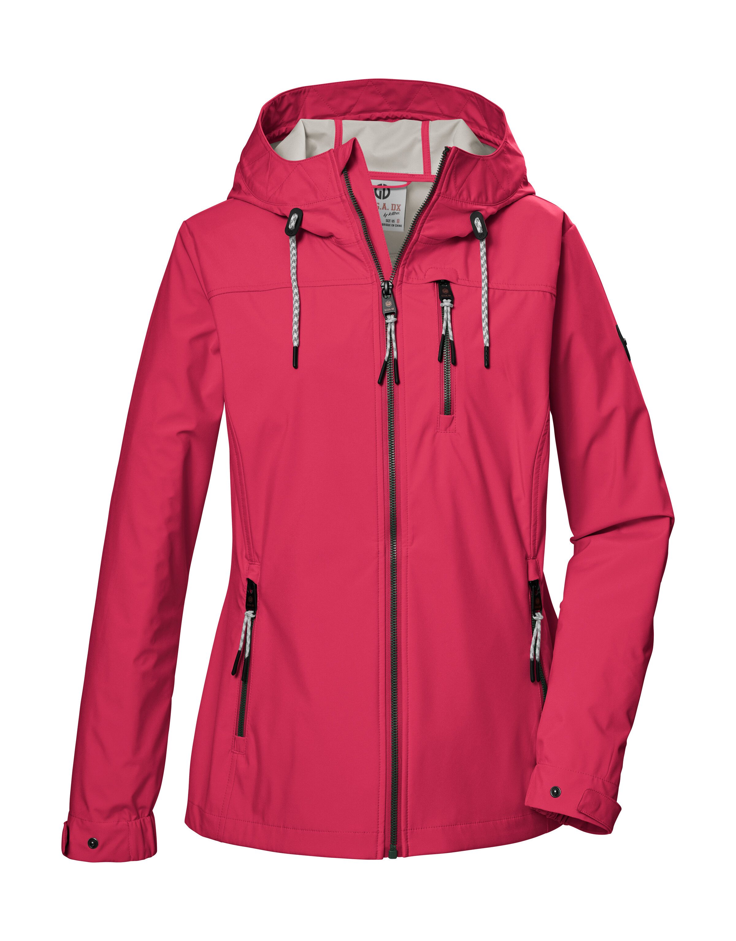G.I.G.A. DX by killtec Softshelljacke GS 74 WMN SFTSHLL JCKT Damen Softshelljacke, wasserabweisend, winddicht, pflanzenbasiert